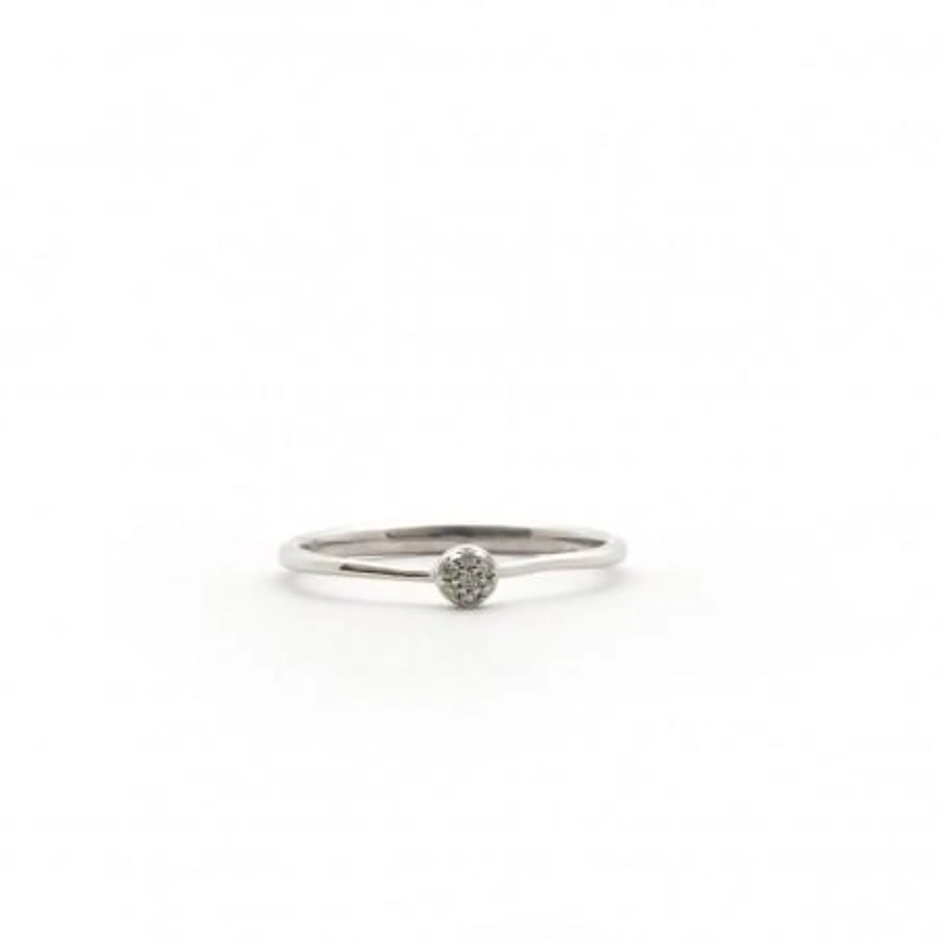 Bague Femme carador en or blanc 375/000 et Diamant