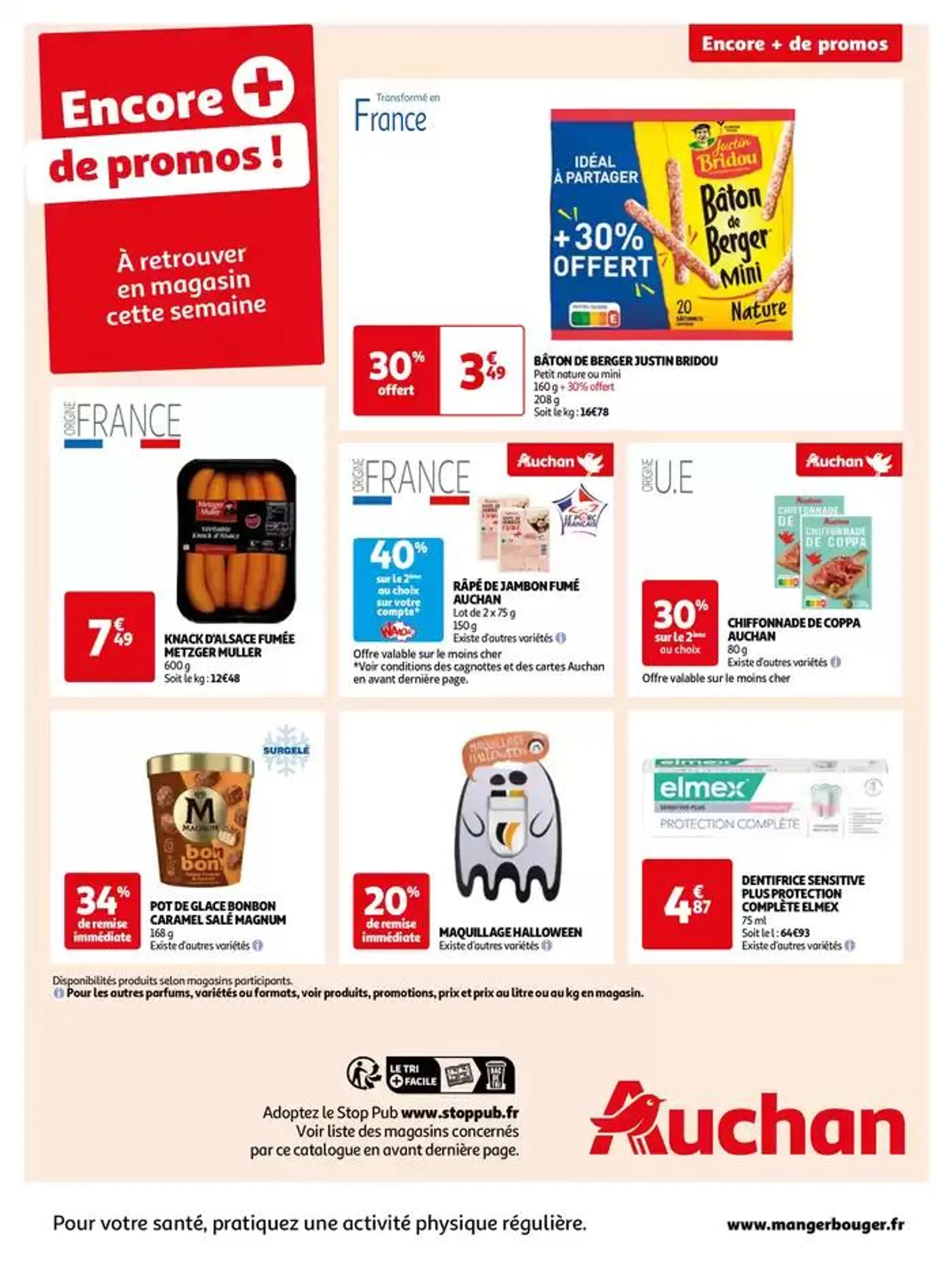 Une semaine d'offres à prix cassés  du 22 octobre au 28 octobre 2024 - Catalogue page 69