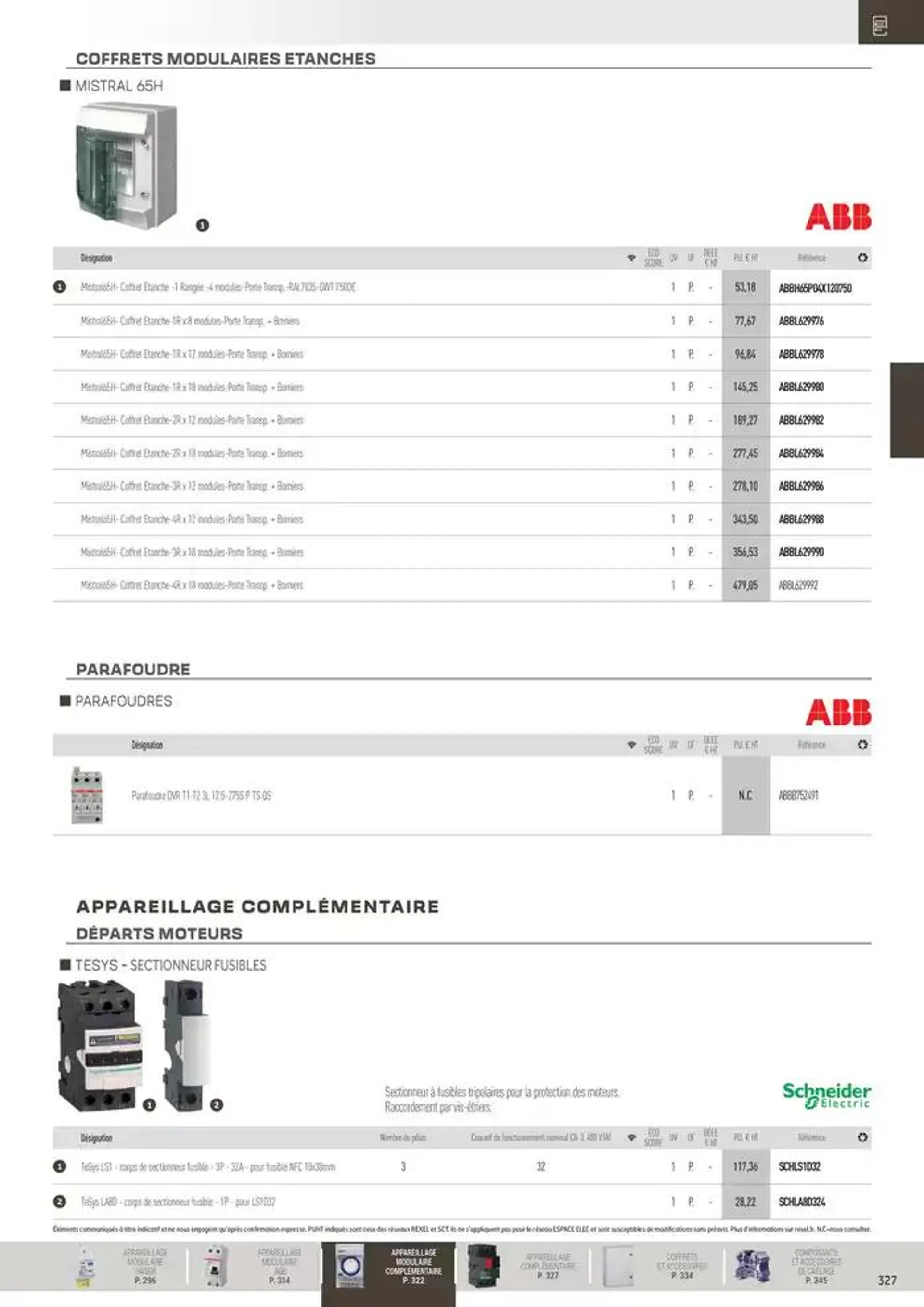 Distribution et Gestion de l'Energie du 31 octobre au 31 décembre 2024 - Catalogue page 127