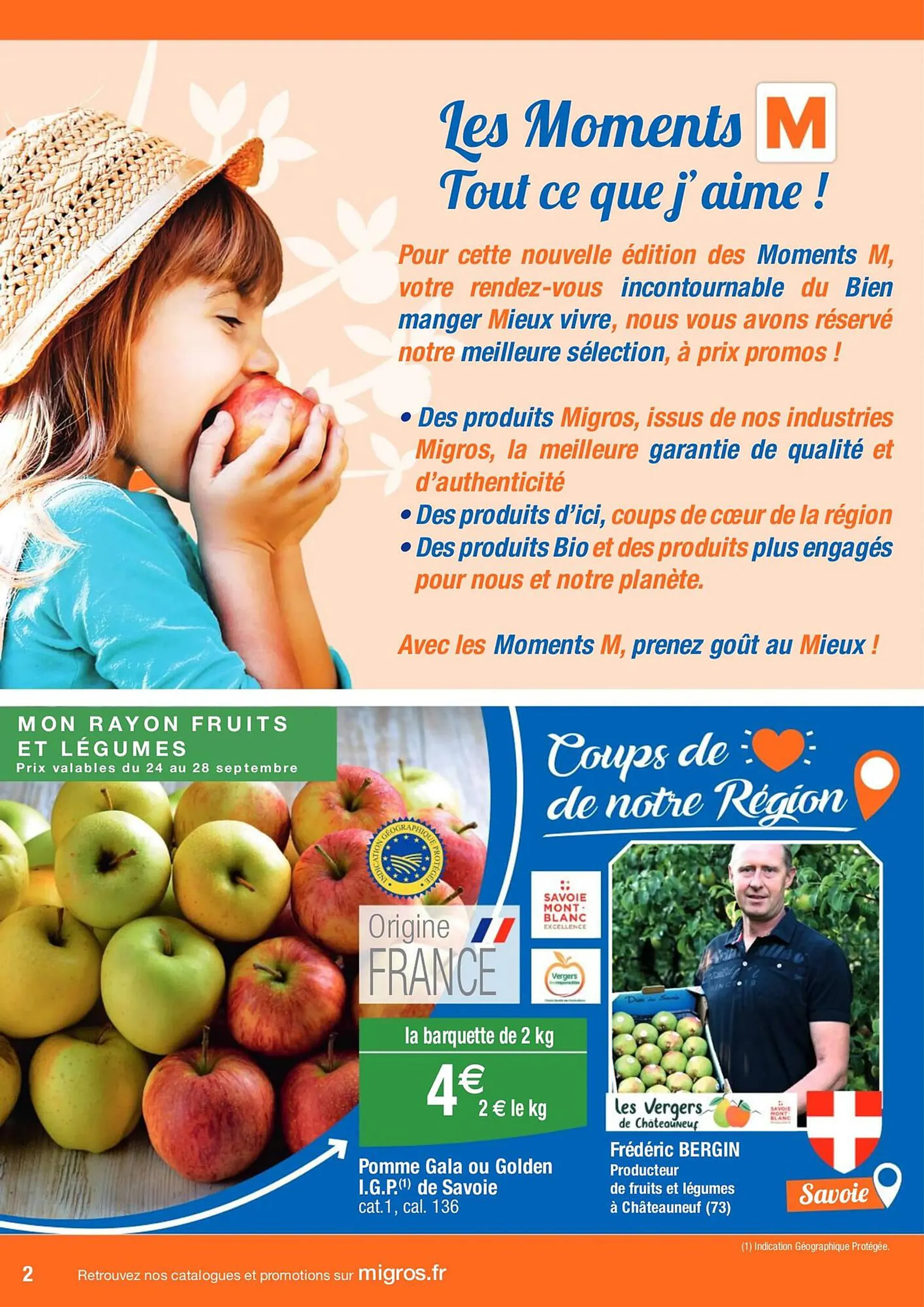 Catalogue Migros du 24 septembre au 6 octobre 2024 - Catalogue page 2