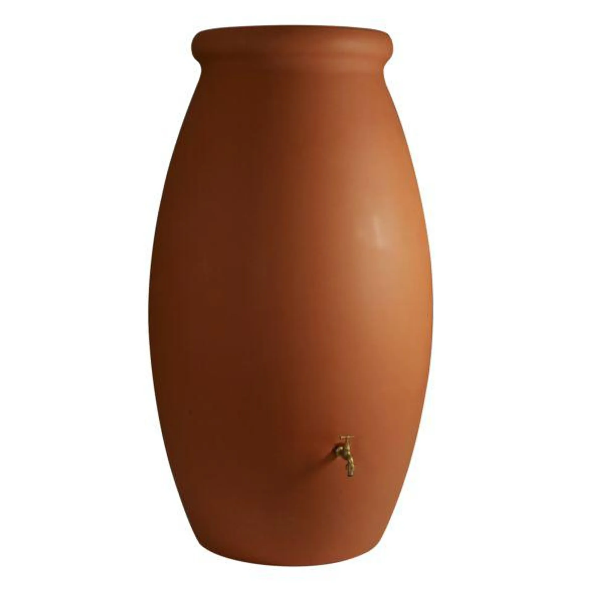 Récupérateur d'eau de pluie rotomoulage BELLIJARDIN en jarre terracotta 1000 L