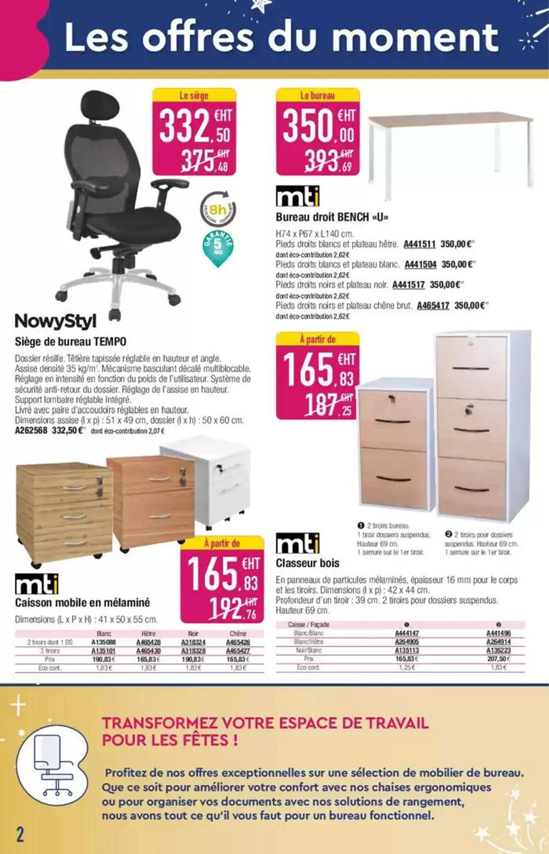 Noël productif, bureau étincelant ! du 11 octobre au 21 décembre 2024 - Catalogue page 2