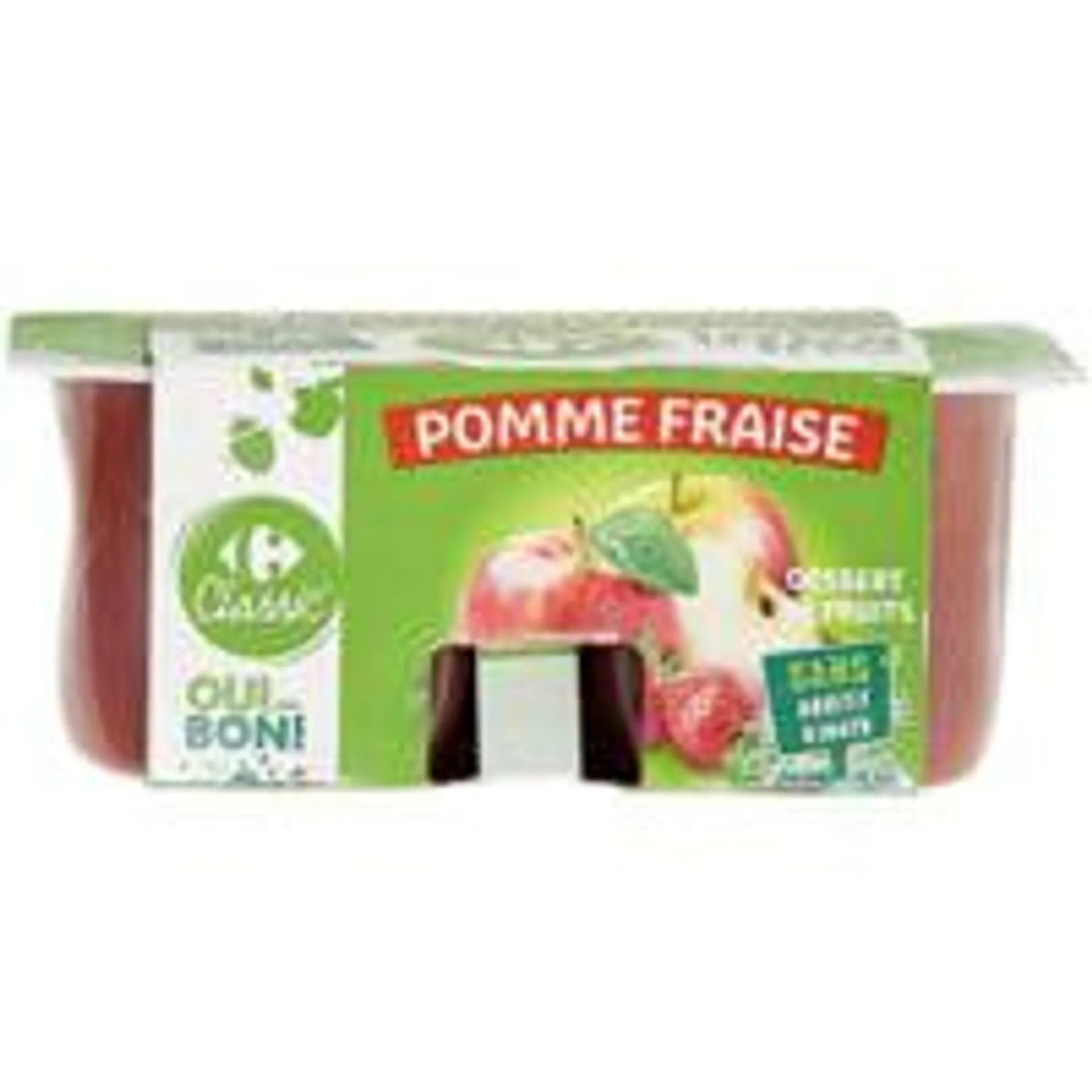 Compote Pomme Fraise CARREFOUR