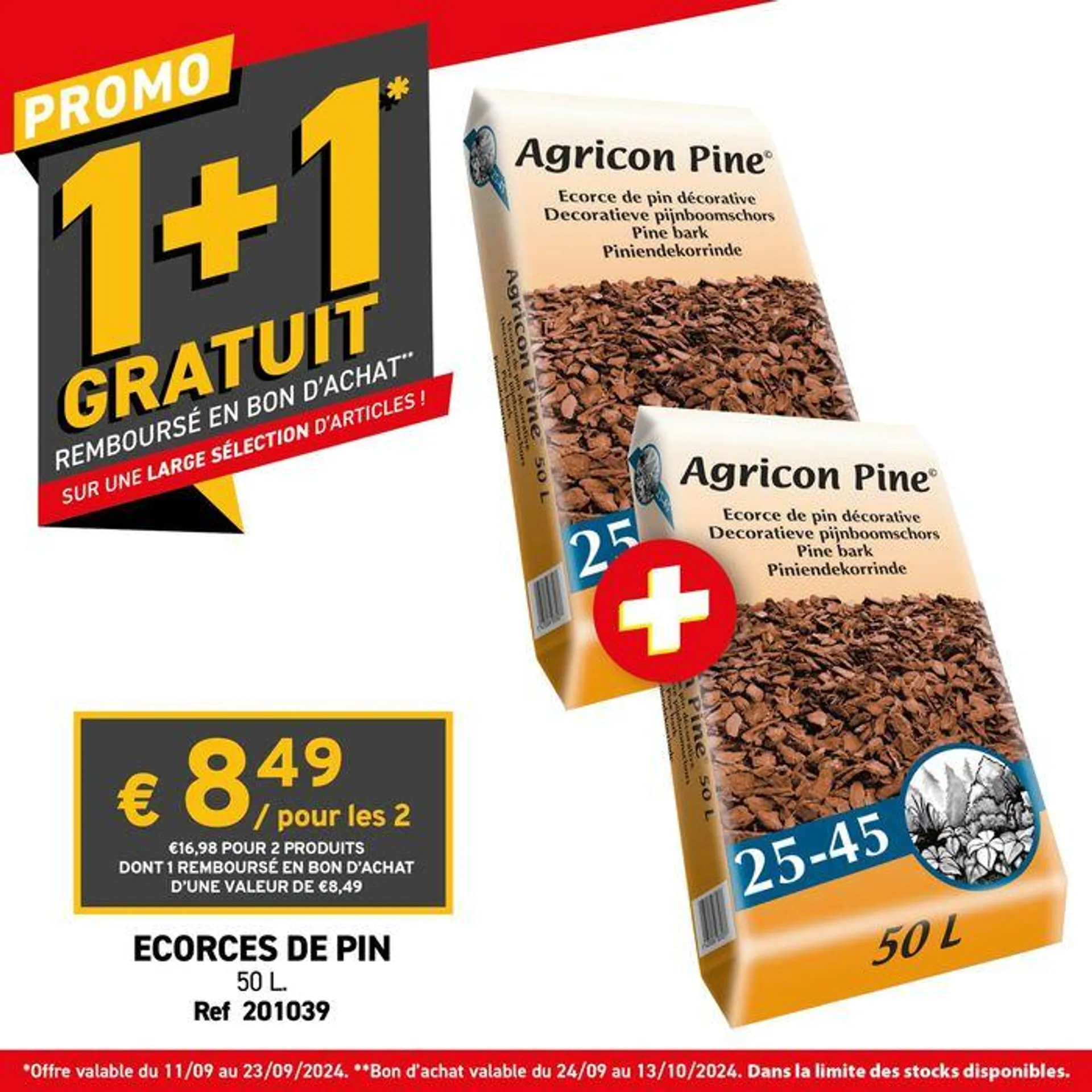 Ne manquez pas notre promo 1+1 GRATUIT ! du 24 septembre au 13 octobre 2024 - Catalogue page 5