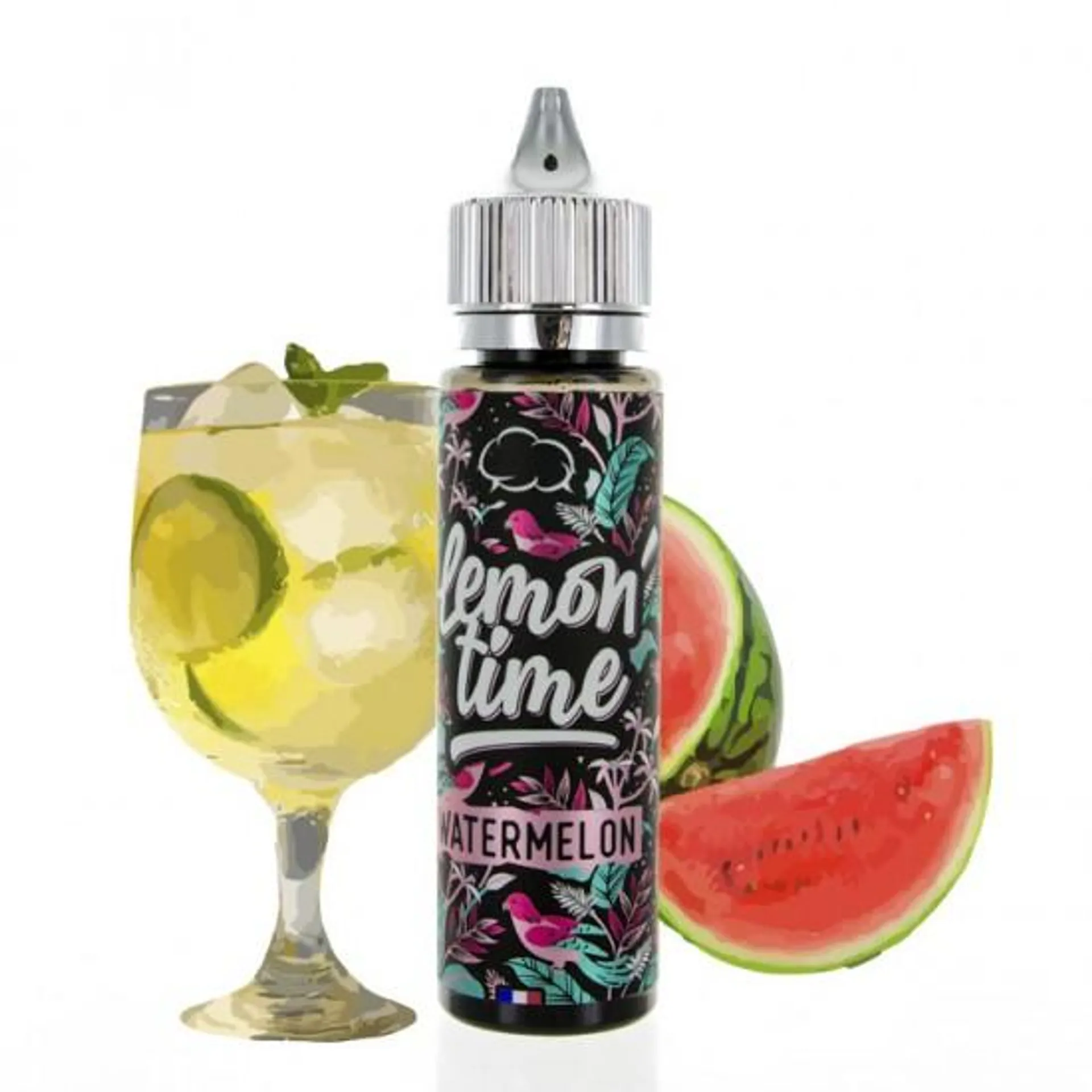 LEMON TIME WATERMELON 0MG 50ML ELIQUID FRANCE