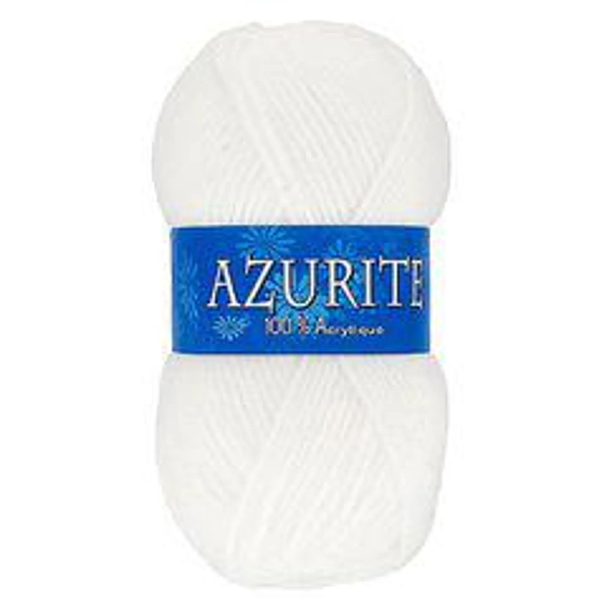 Lot de 10 pelotes de laine AZURITE blanches 50g
