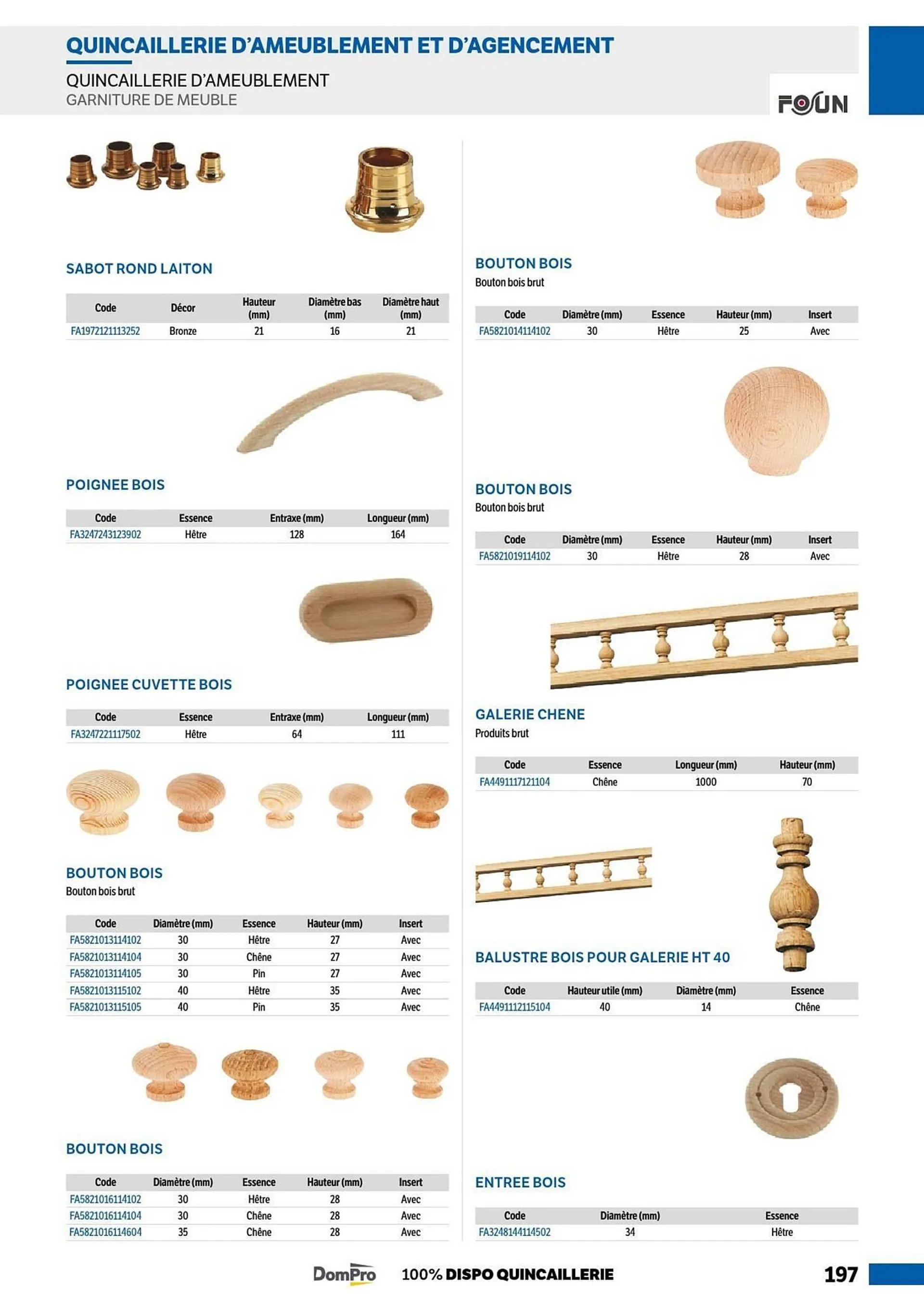 Catalogue DomPro du 8 juillet au 4 janvier 2025 - Catalogue page 197