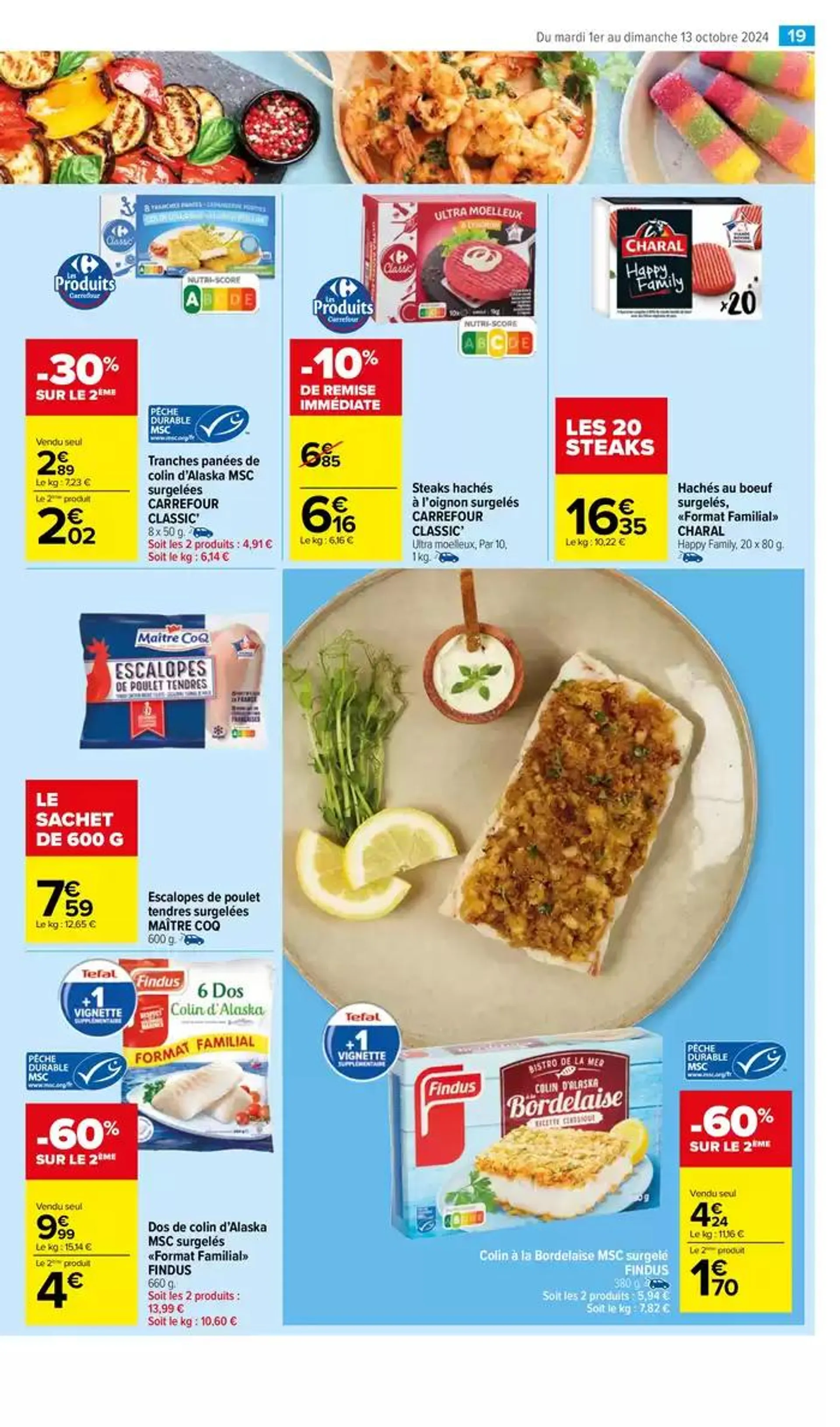 LES SURGELÉS ET GLACES du 1 octobre au 13 octobre 2024 - Catalogue page 21