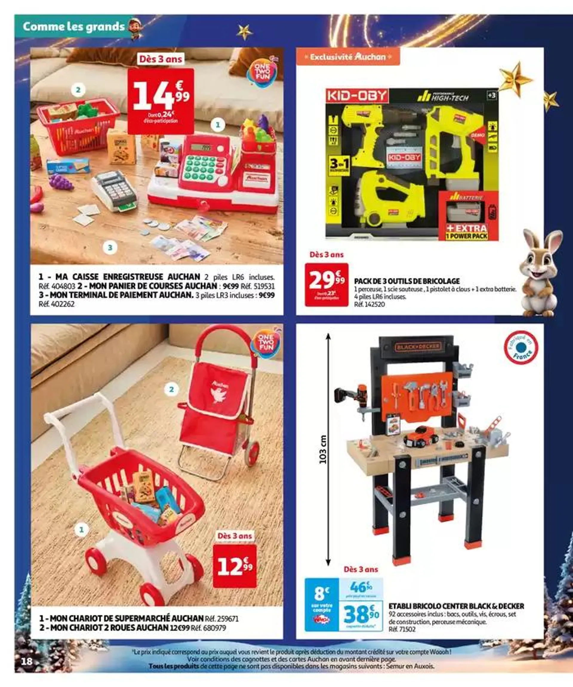 Réveillons Noël, un max de promos pour les fêtes du 11 octobre au 6 décembre 2024 - Catalogue page 18