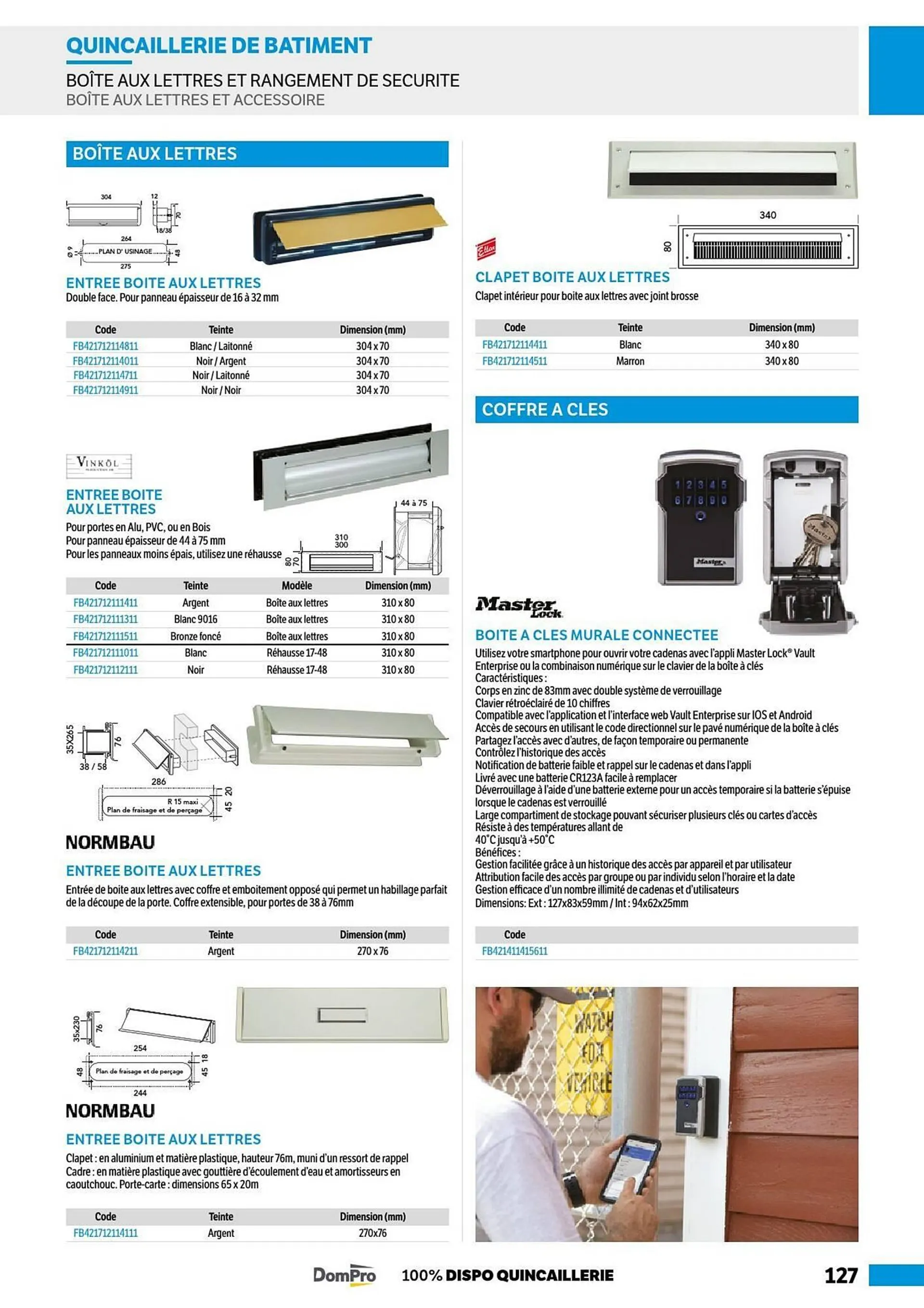 Catalogue DomPro du 8 juillet au 4 janvier 2025 - Catalogue page 127