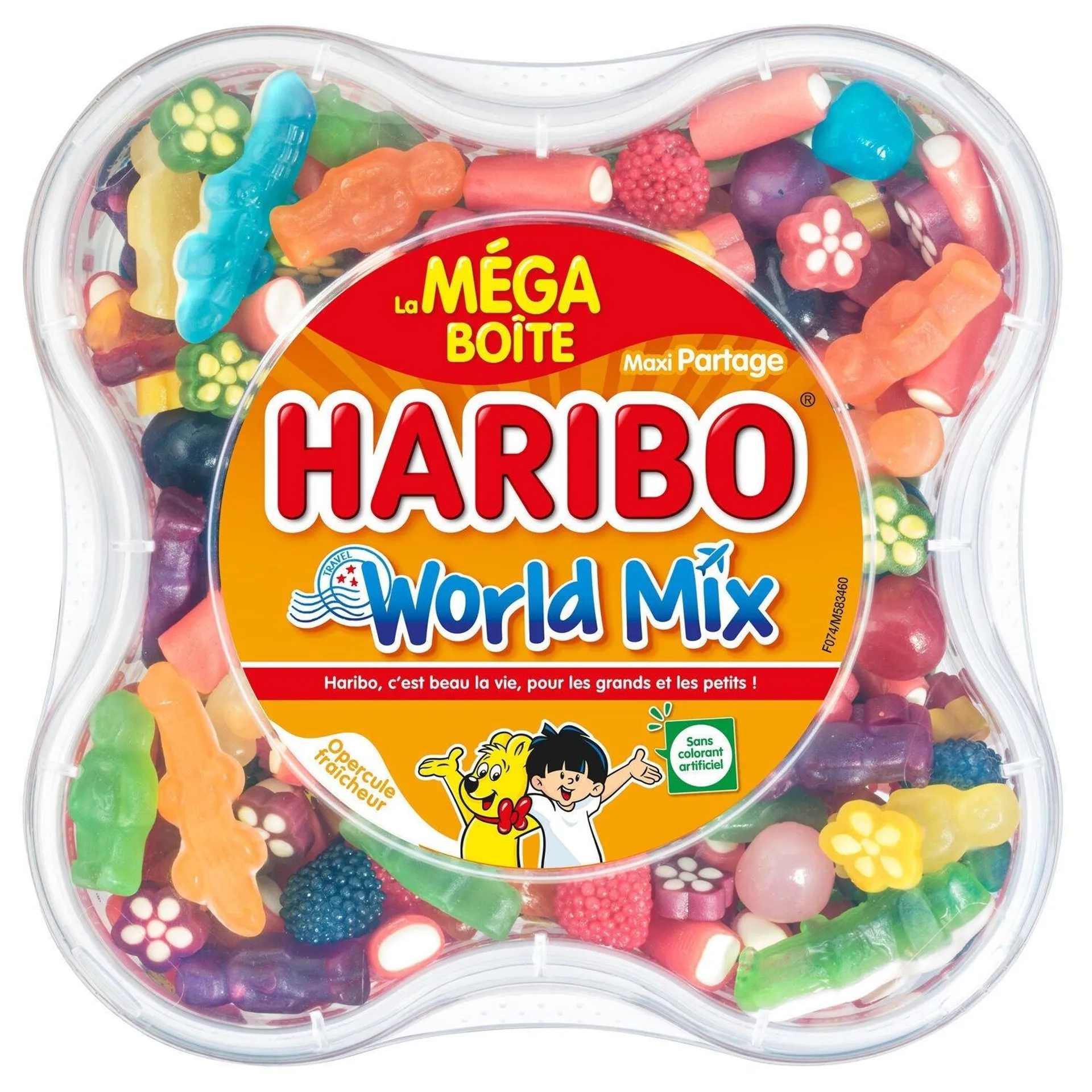 Bonbons Assortiment World Mix Méga Boîte HARIBO