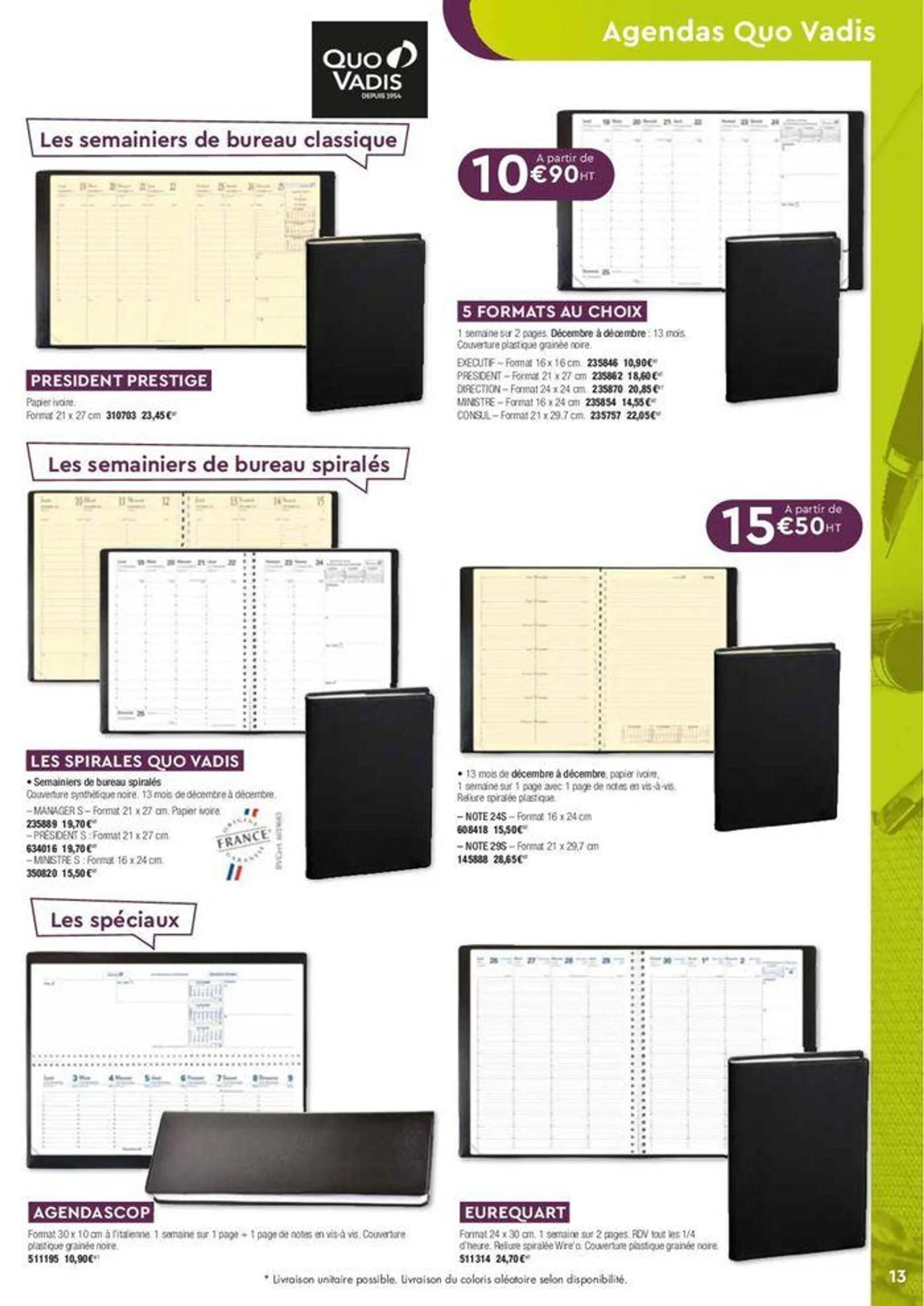 Catalogue agendas millesime 2024 du 7 septembre au 31 décembre 2024 - Catalogue page 4