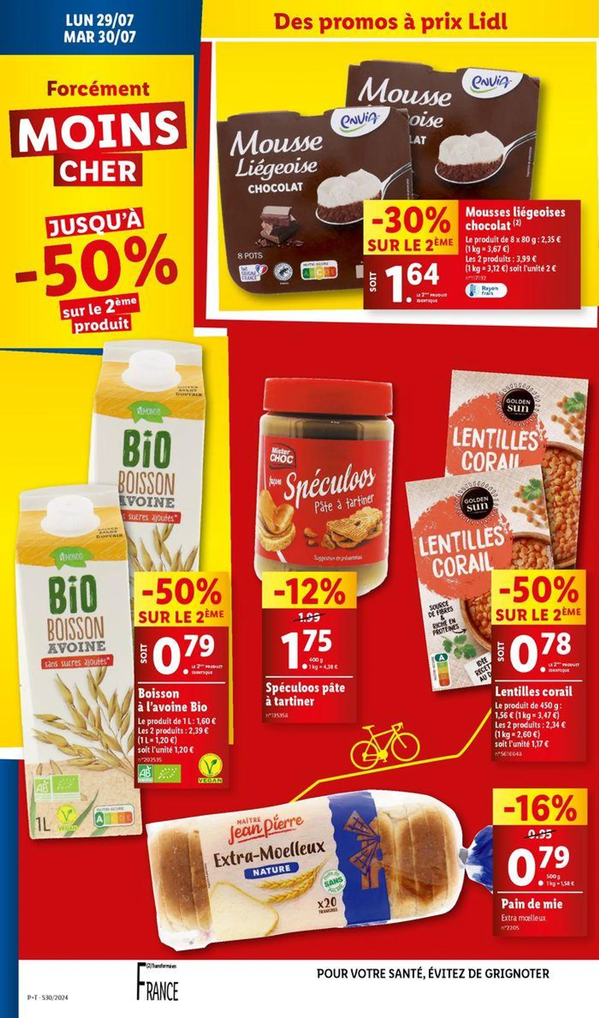 Profitez des journées opportunités pour dénicher vos produits du quotidien à prix Lidl du 24 juillet au 30 juillet 2024 - Catalogue page 38