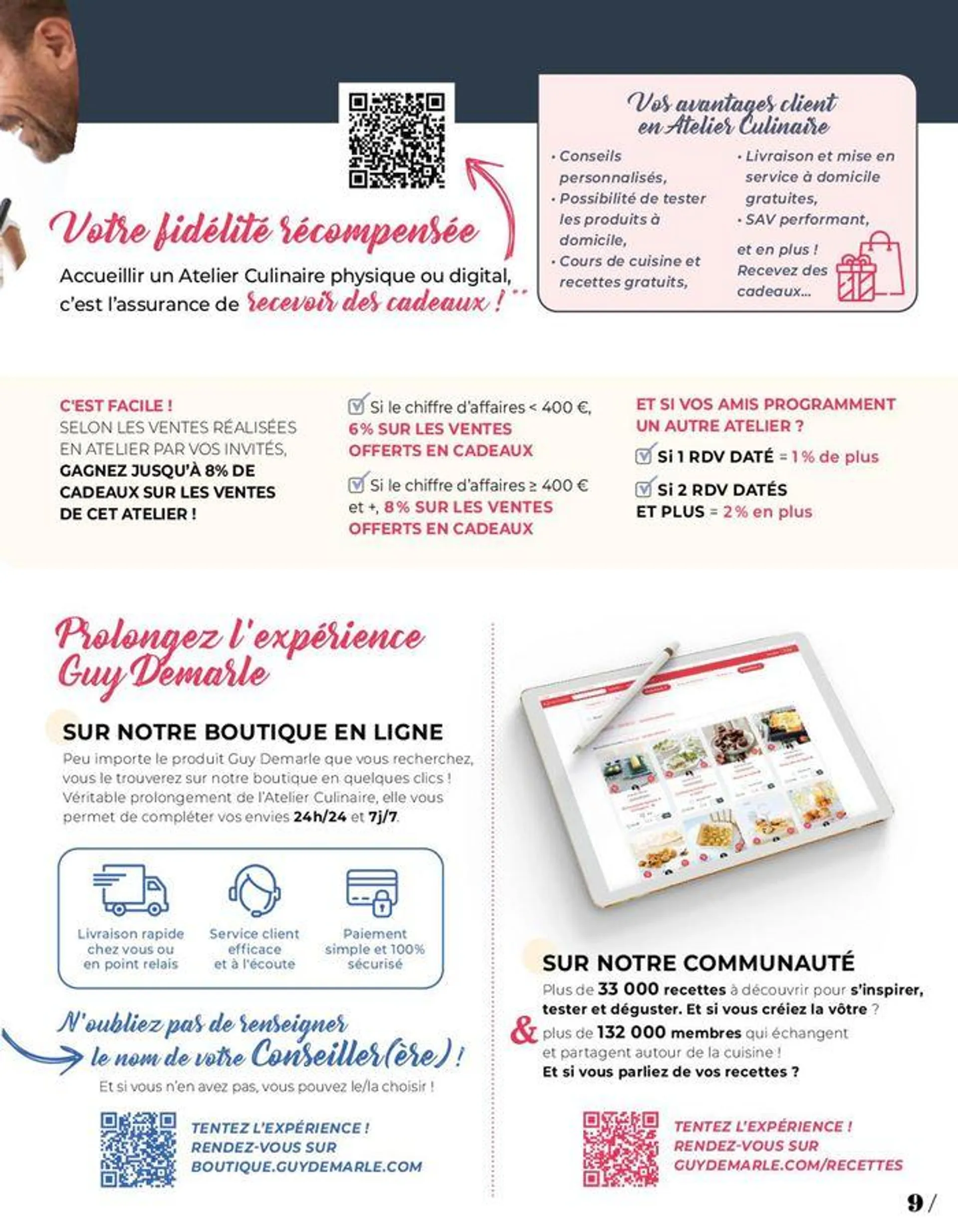 8 recettes offertes du 19 septembre au 30 janvier 2025 - Catalogue page 9