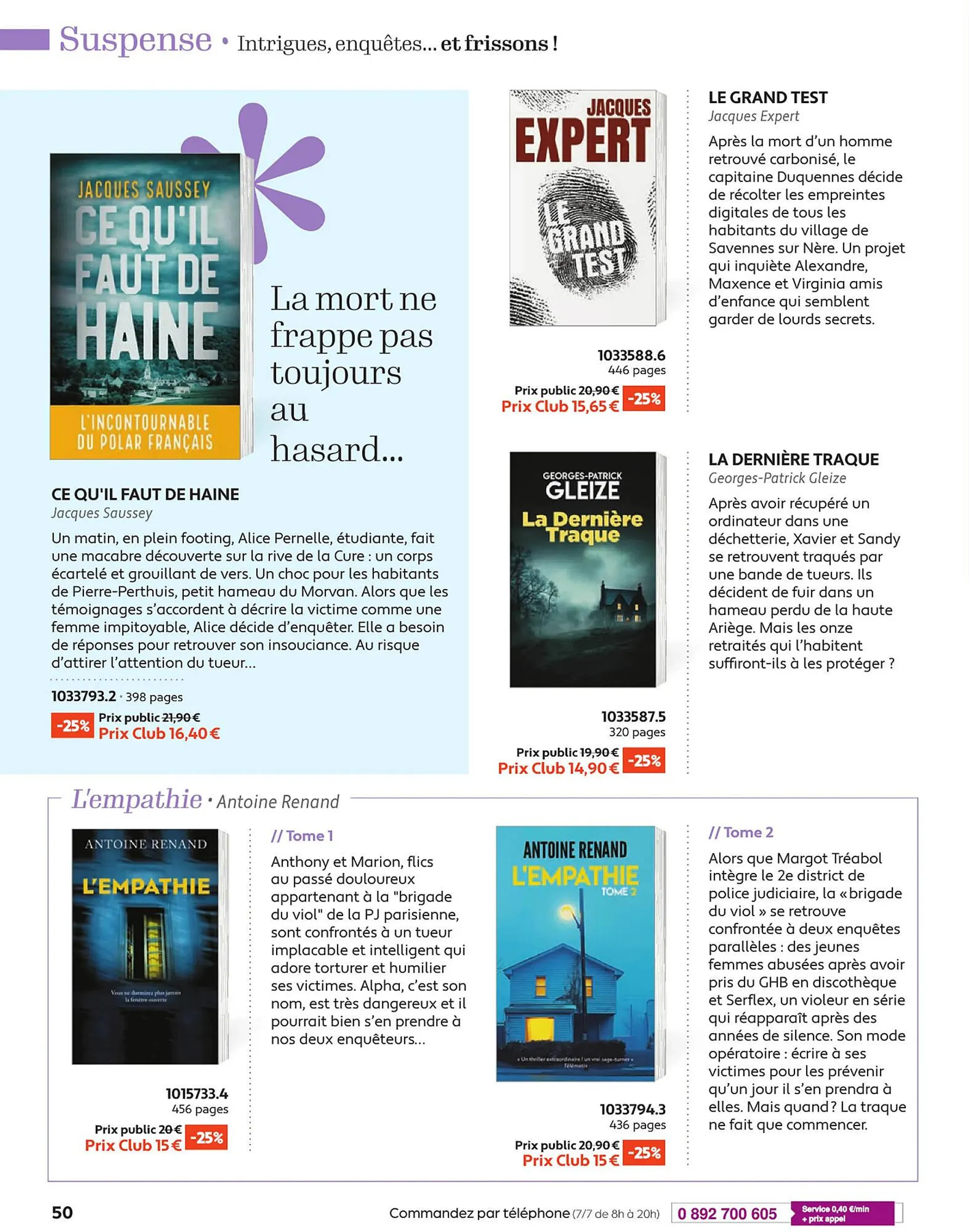 Catalogue France Loisirs du 1 septembre au 31 octobre 2024 - Catalogue page 50