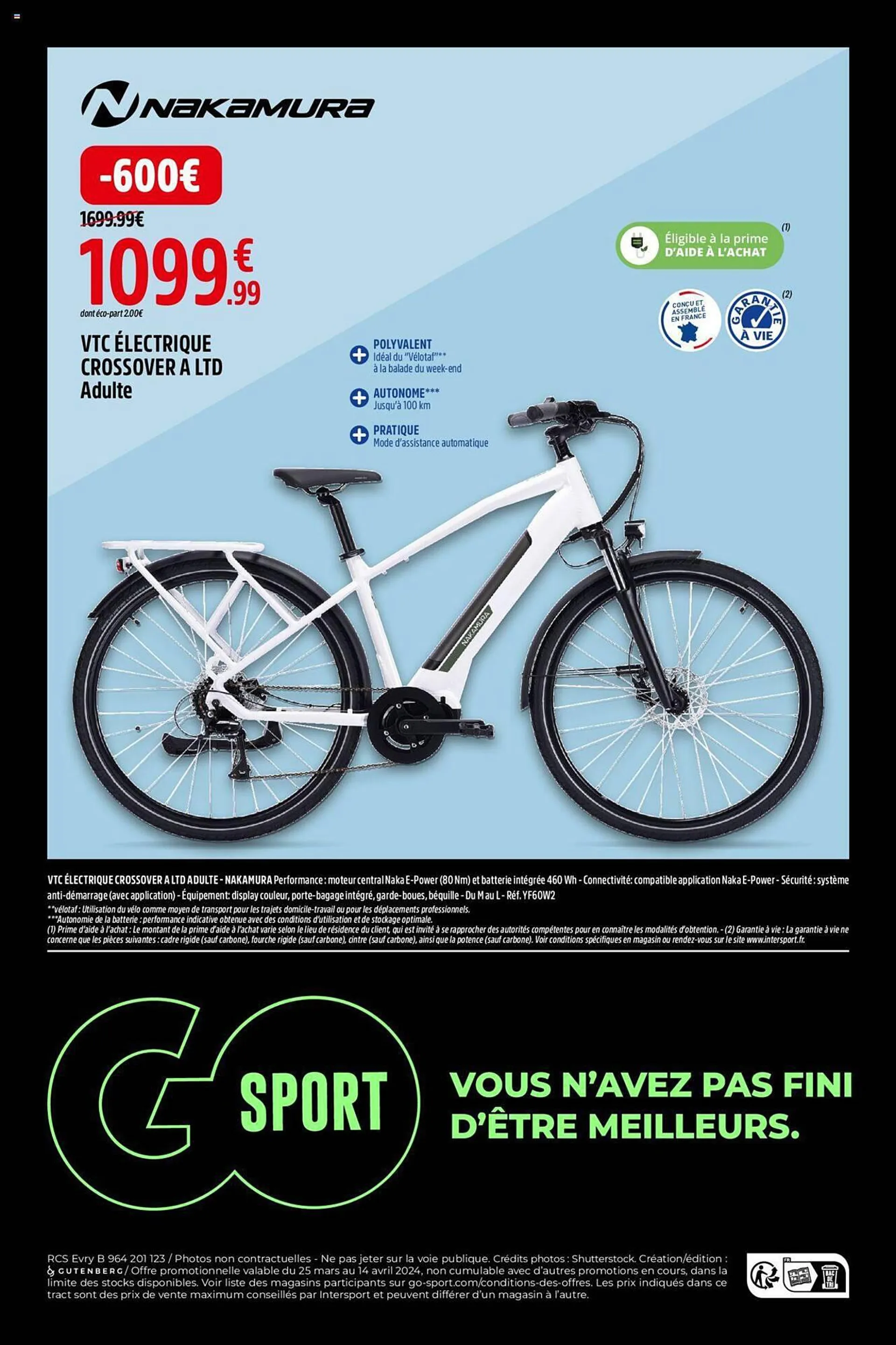 Catalogue Go Sport du 25 mars au 14 avril 2024 - Catalogue page 24