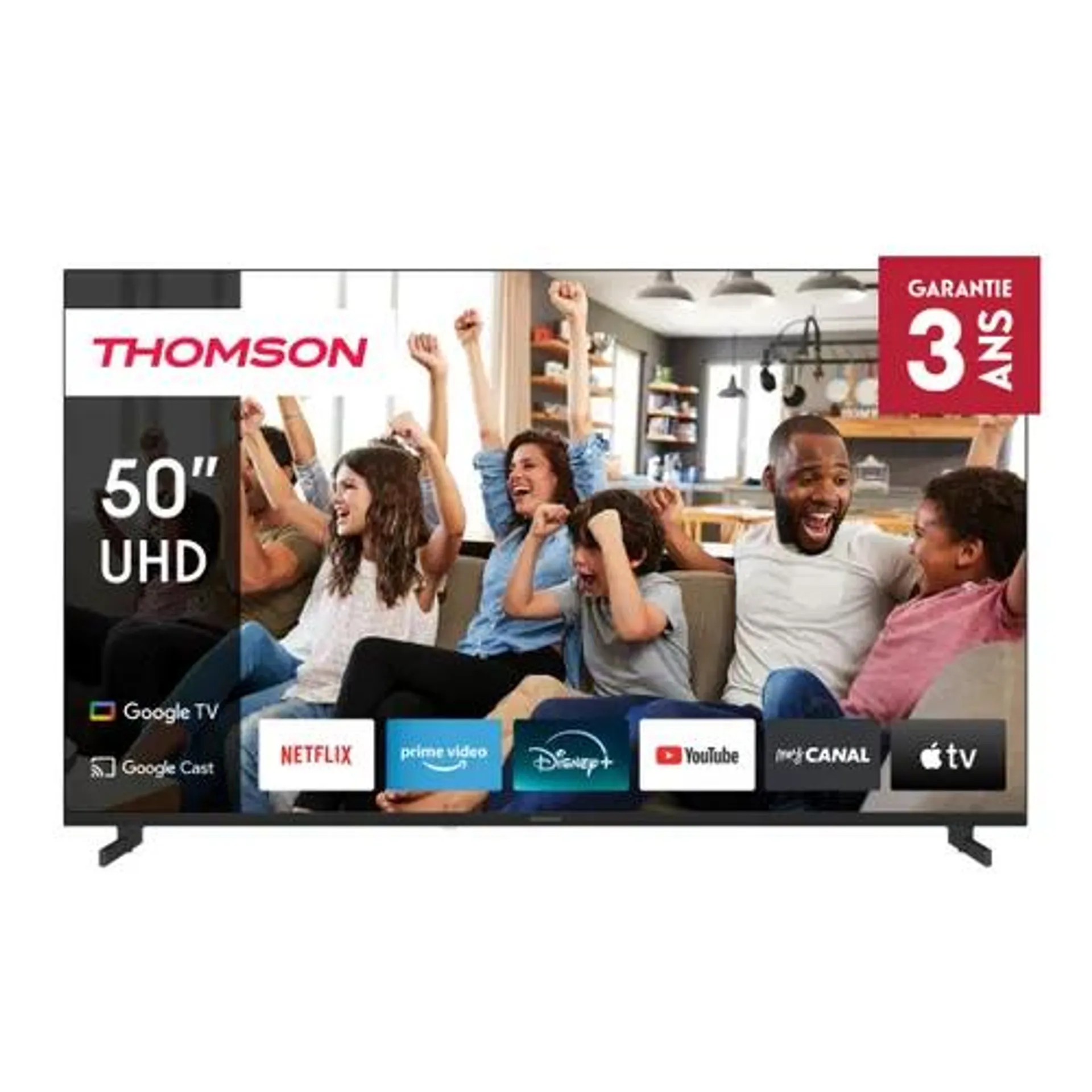 THOMSON Téléviseur 4K UHD 50'' 126 cm 50UG4S14