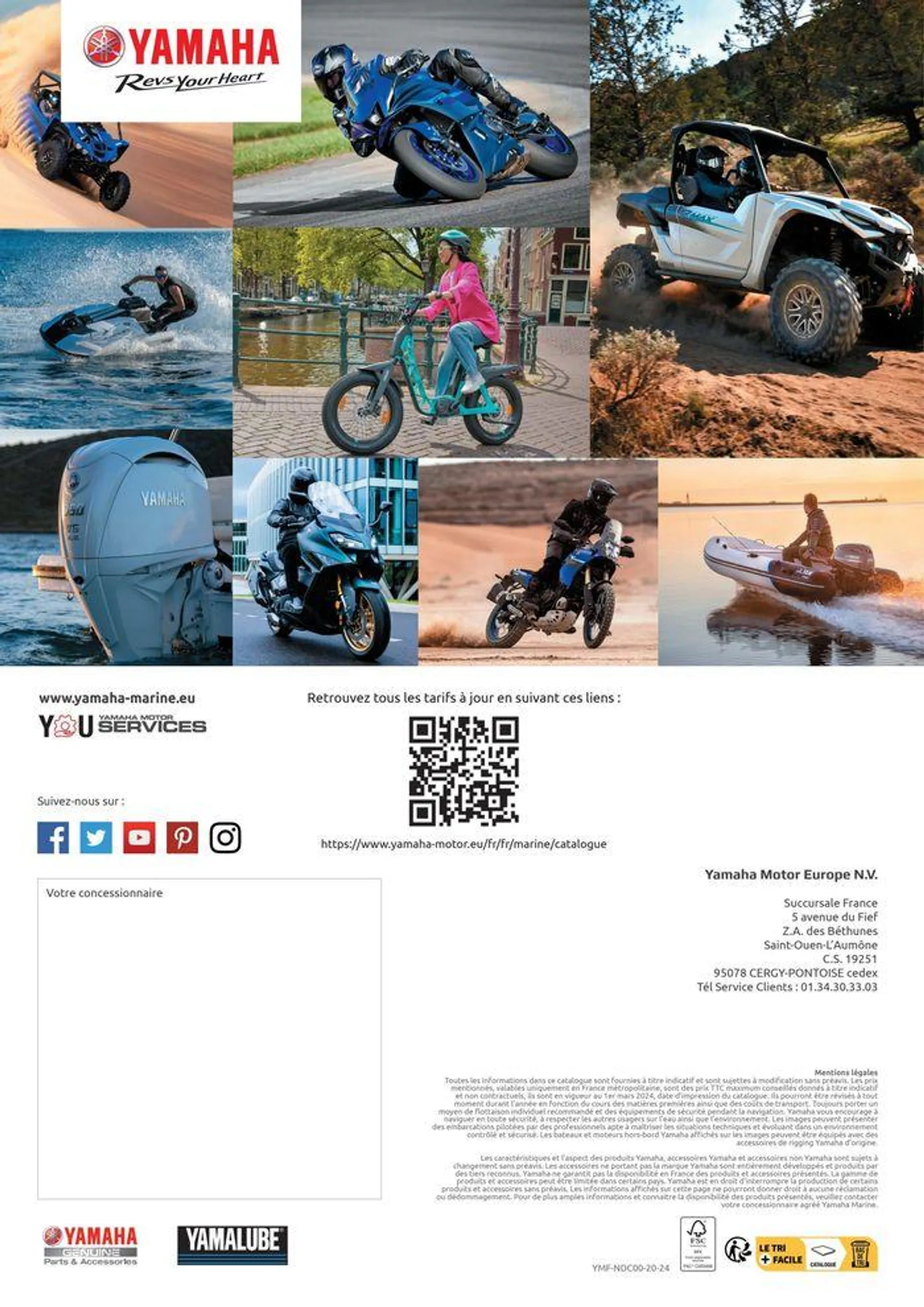 Catalogue Yamaha Marine - Accessoires Marine 2024 - 15