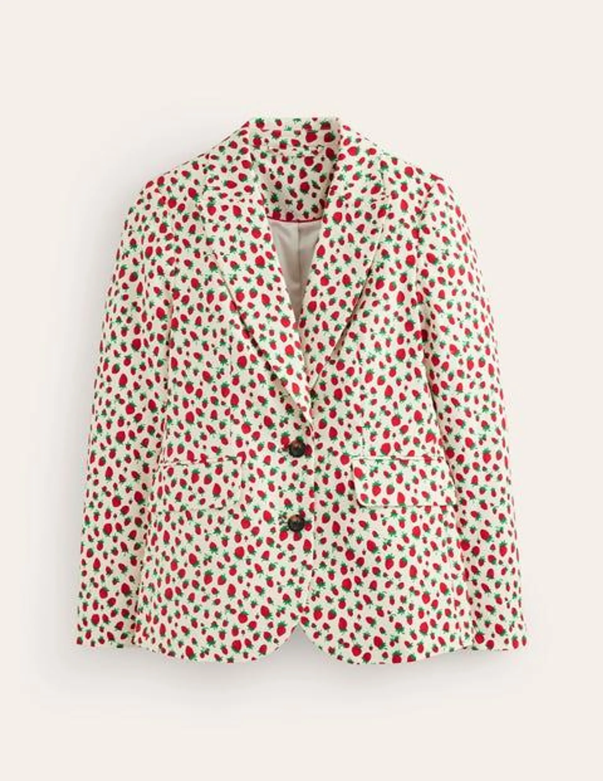 Blazer Marylebone en satin de coton