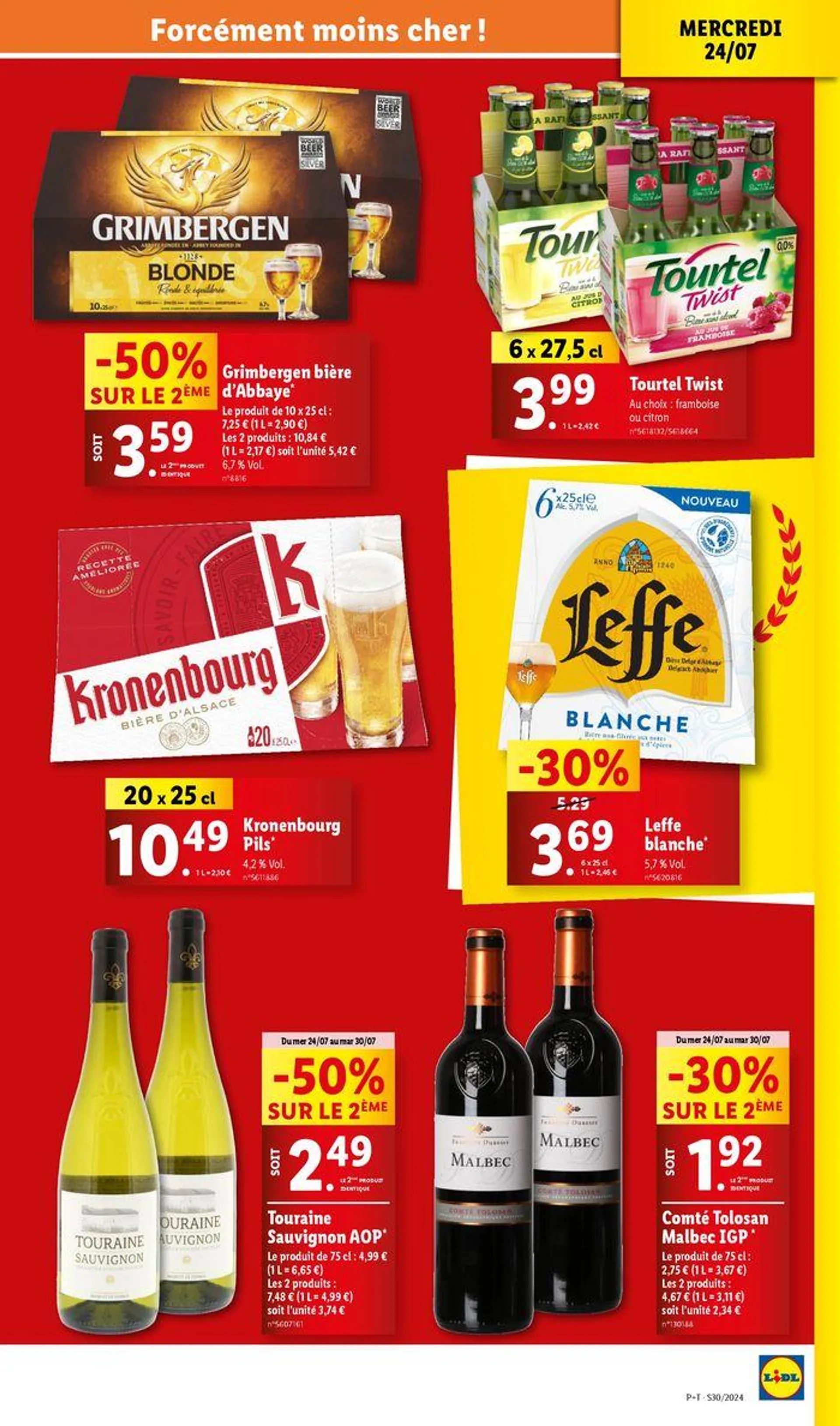 Profitez des journées opportunités pour dénicher vos produits du quotidien à prix Lidl du 24 juillet au 30 juillet 2024 - Catalogue page 15