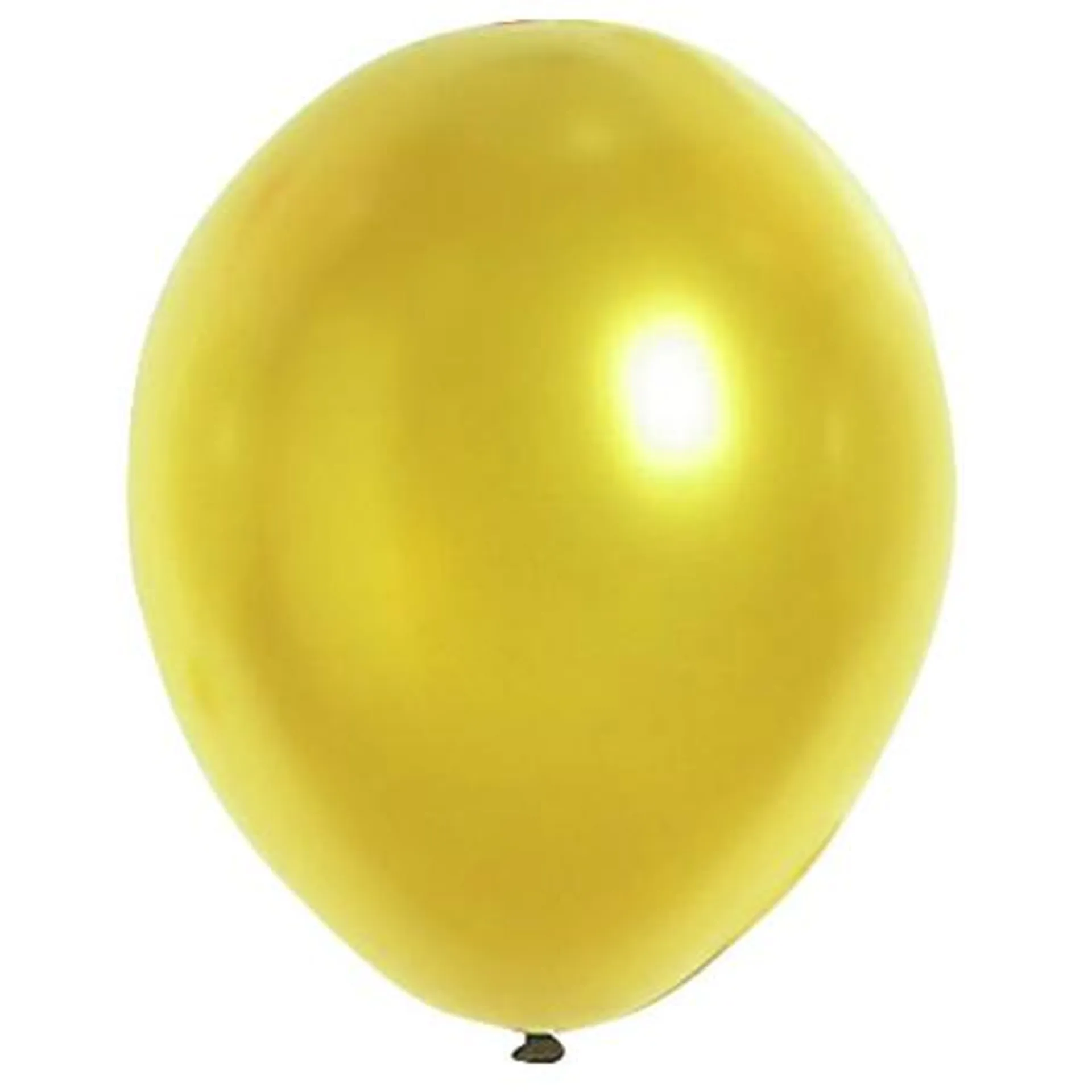 100 Ballons dorés métallisés 29 cm
