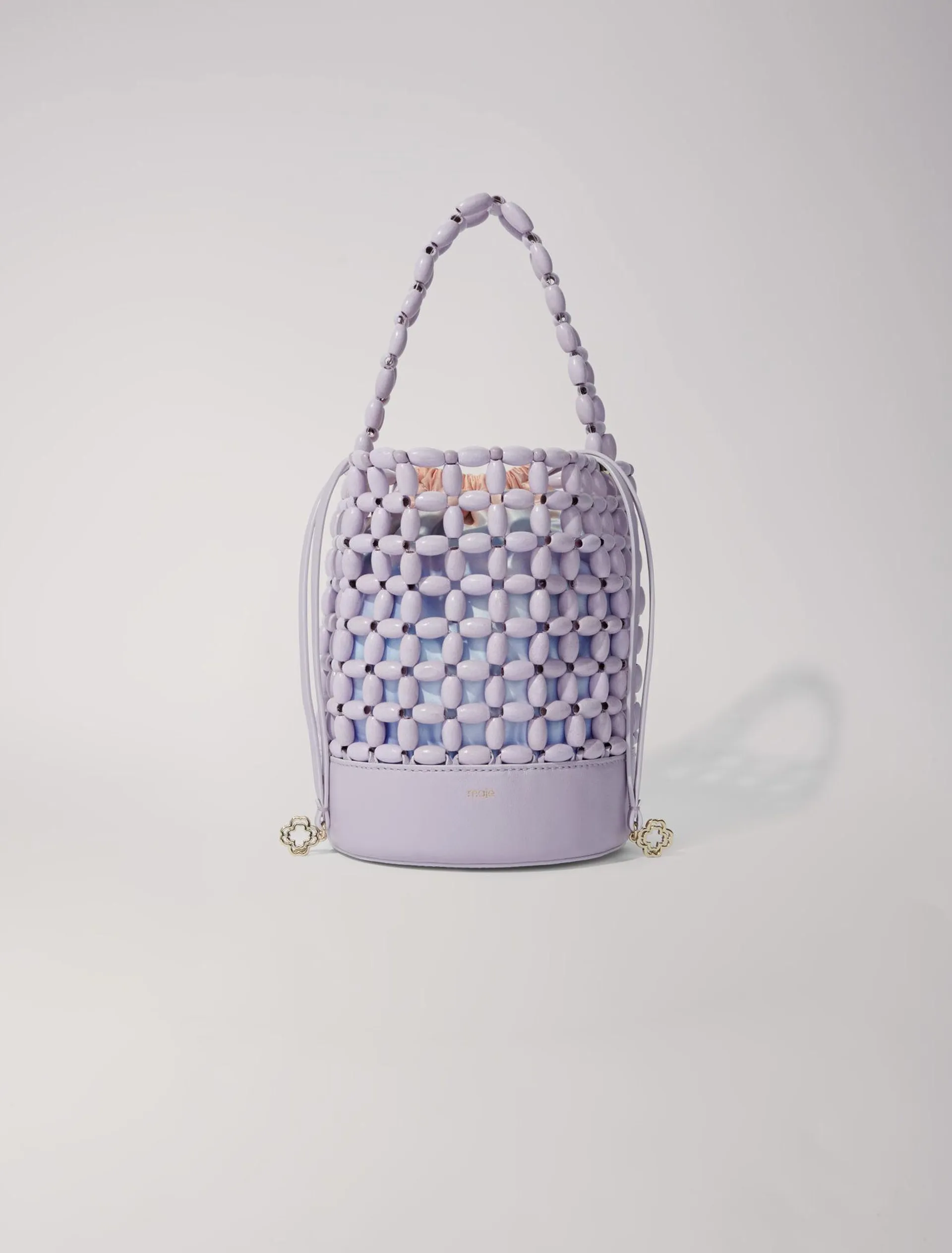 Sac seau orné de perles