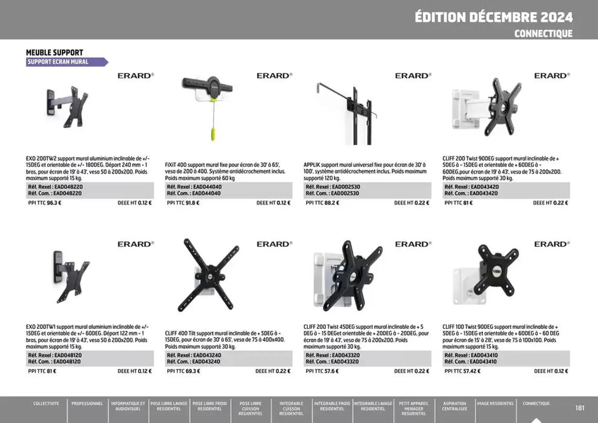 Equipement collectif & residentiel 2024 du 12 décembre au 31 décembre 2024 - Catalogue page 181