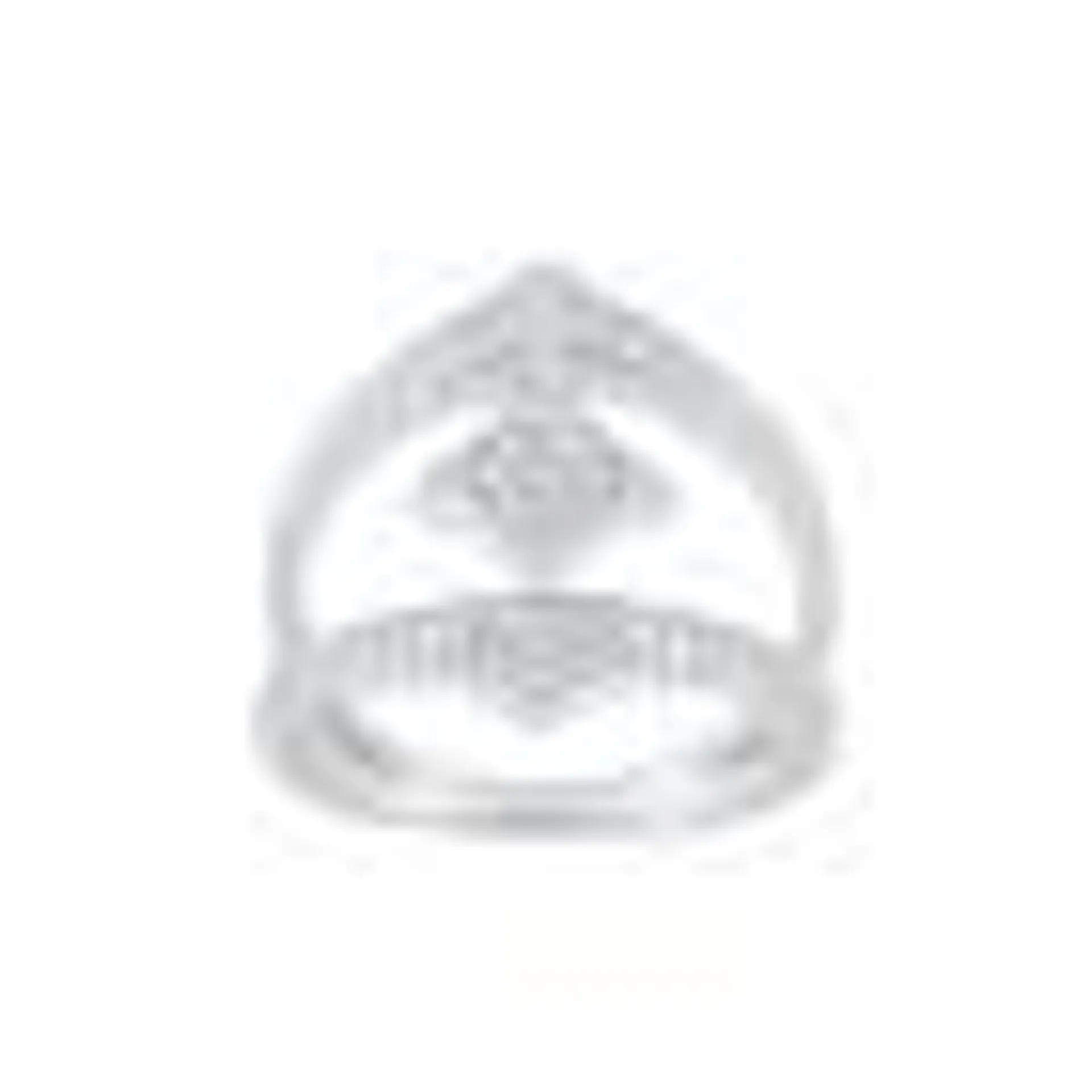 Bague double EOL Rebel losange argent 925/000, oxydes de zirconium