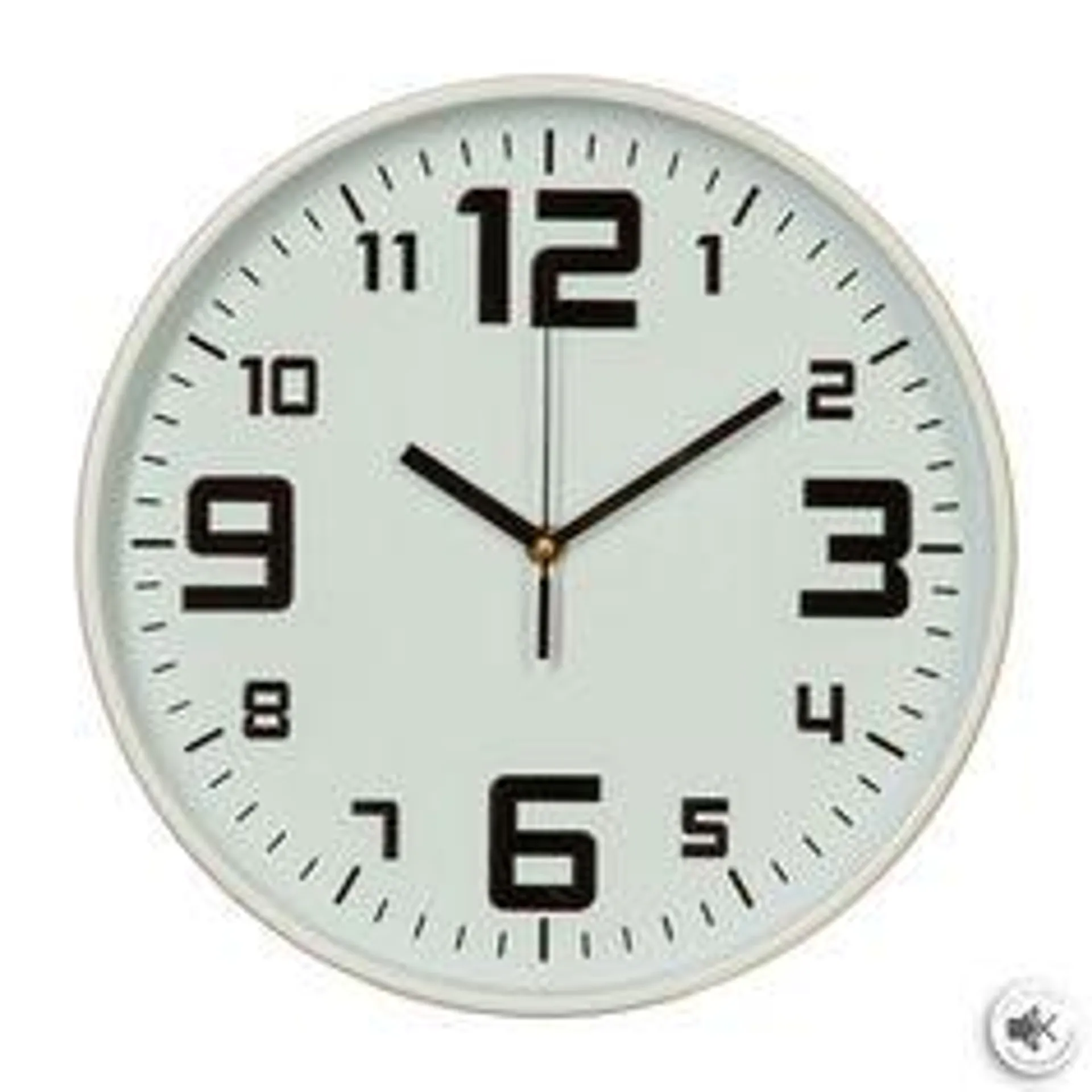 Horloge murale silencieuse D 30cm