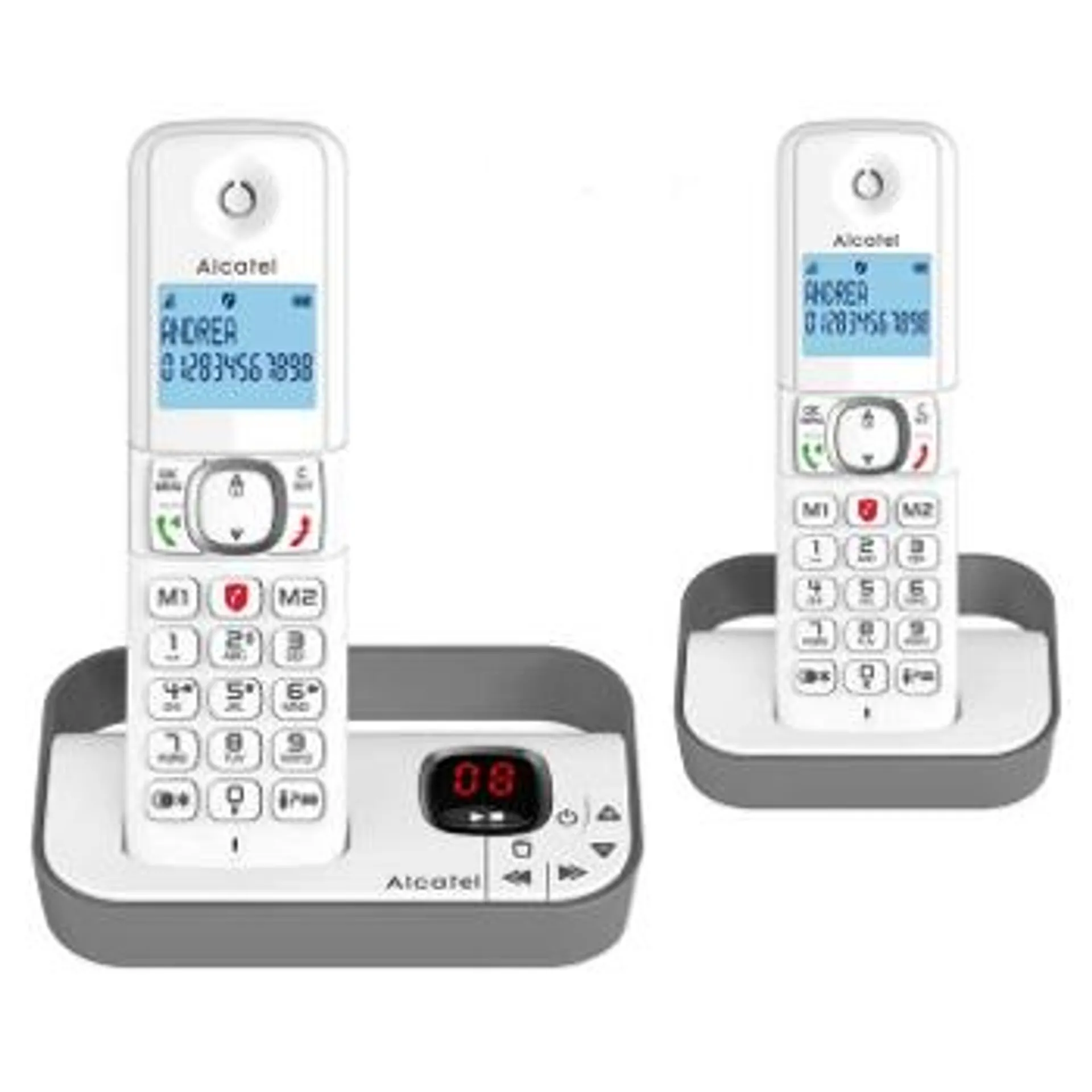 DECT Alcatel F860 Voice Duo Gris