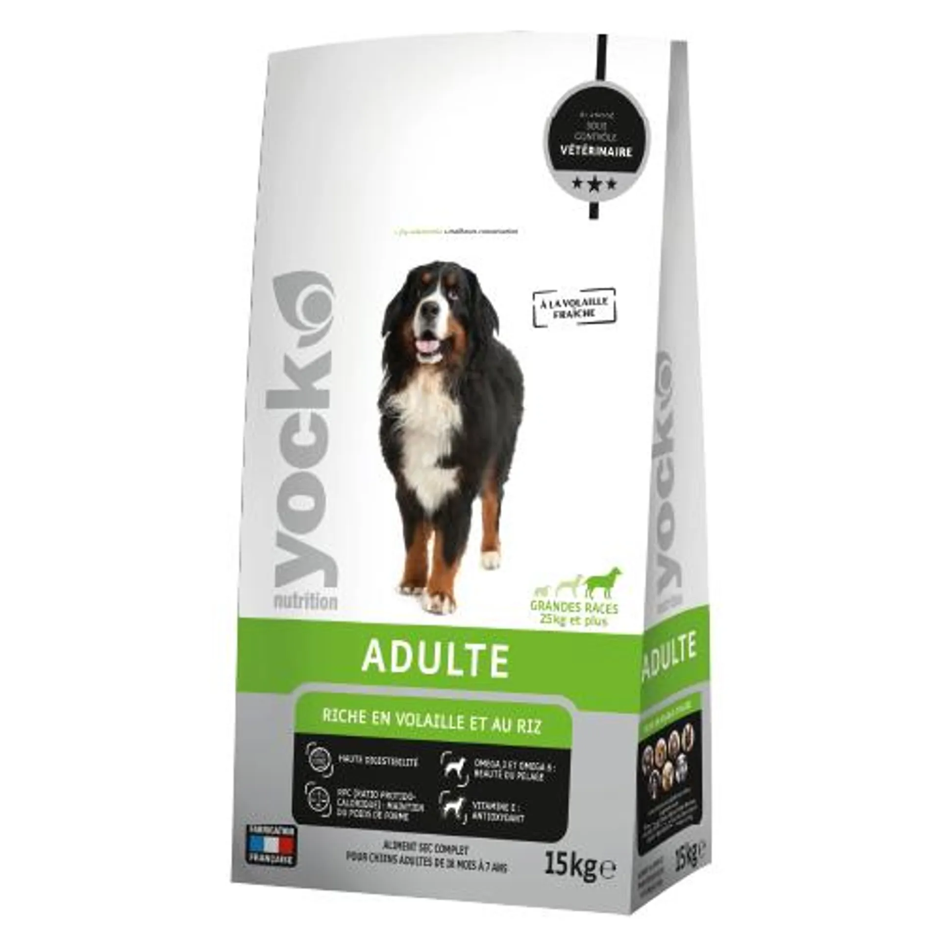 Croquettes pour chien adulte grandes races de +25 kg