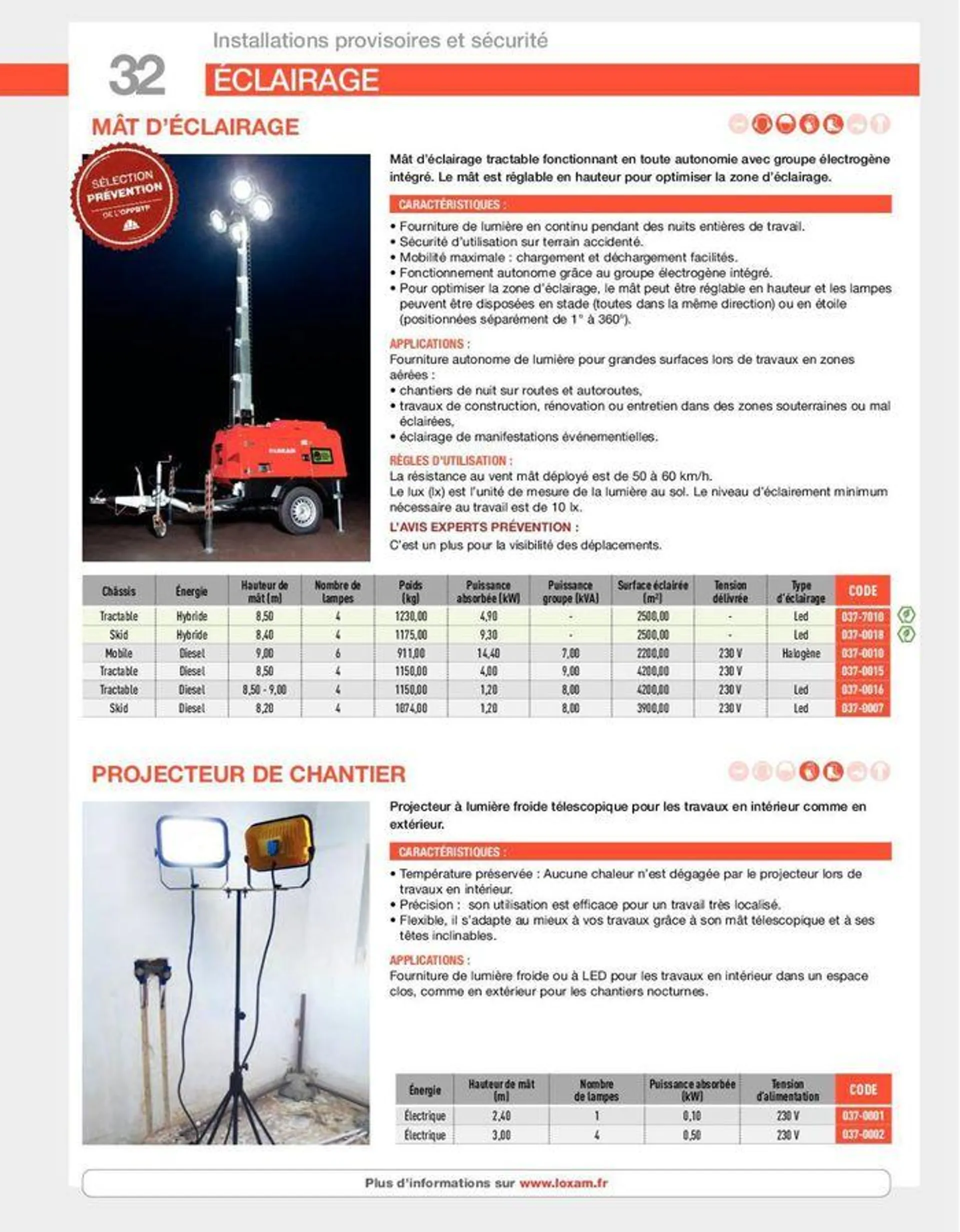 Loxam Catalogue de location du 9 avril au 31 décembre 2024 - Catalogue page 107