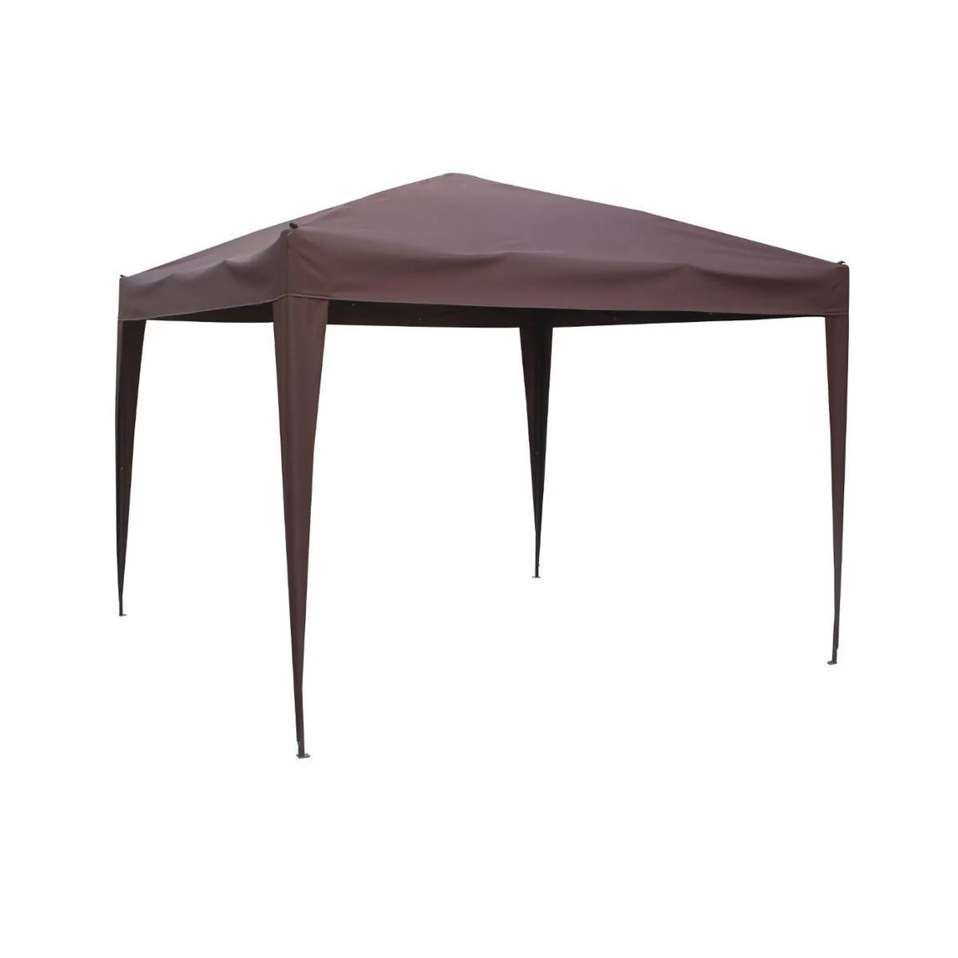 Tonnelle Easy up - L 3 x l 3 x H 2.6 m - Marron - HESPERIDE