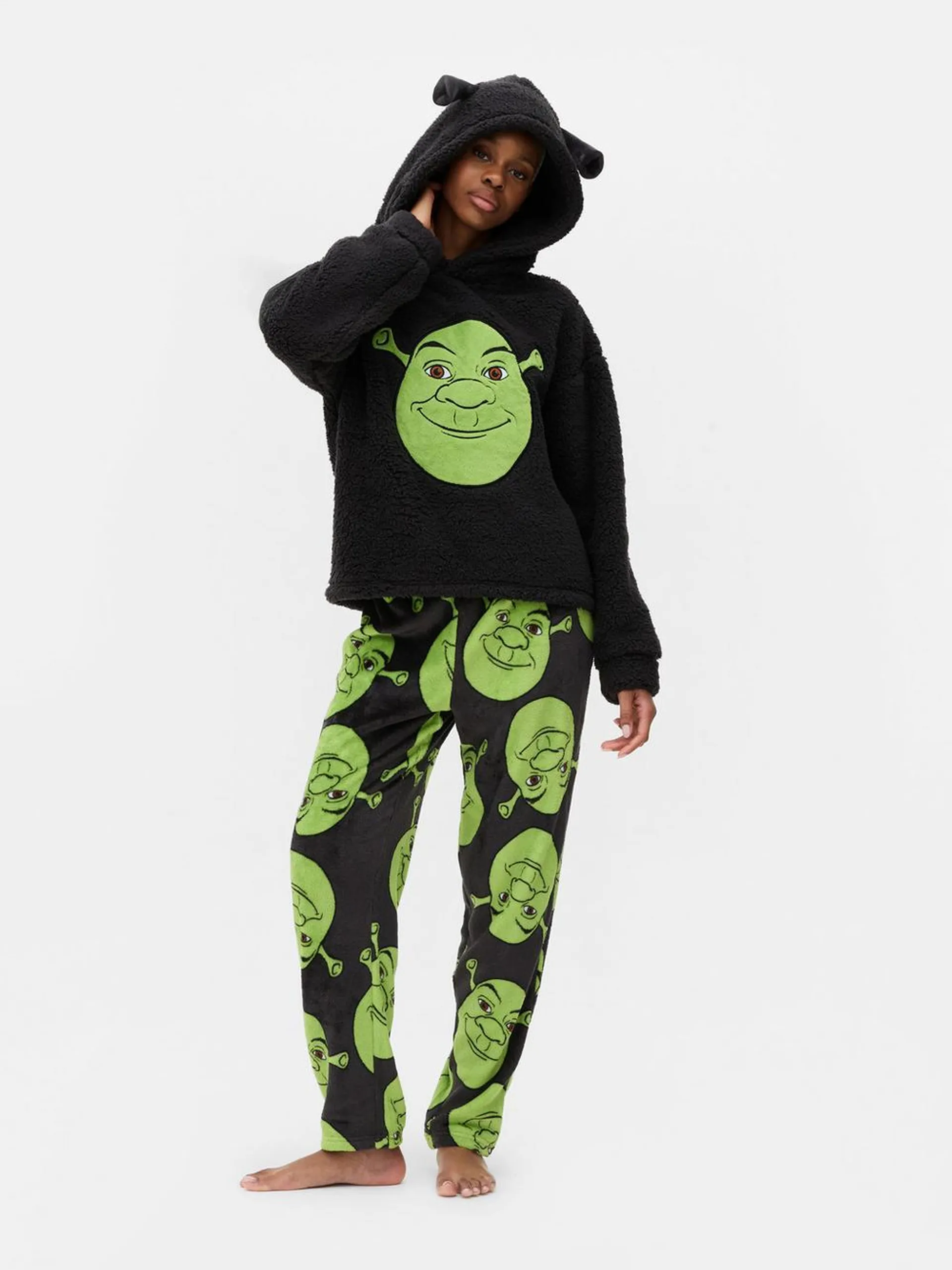 Shrek Character Co-ord Fleece Pyjama Hoodie