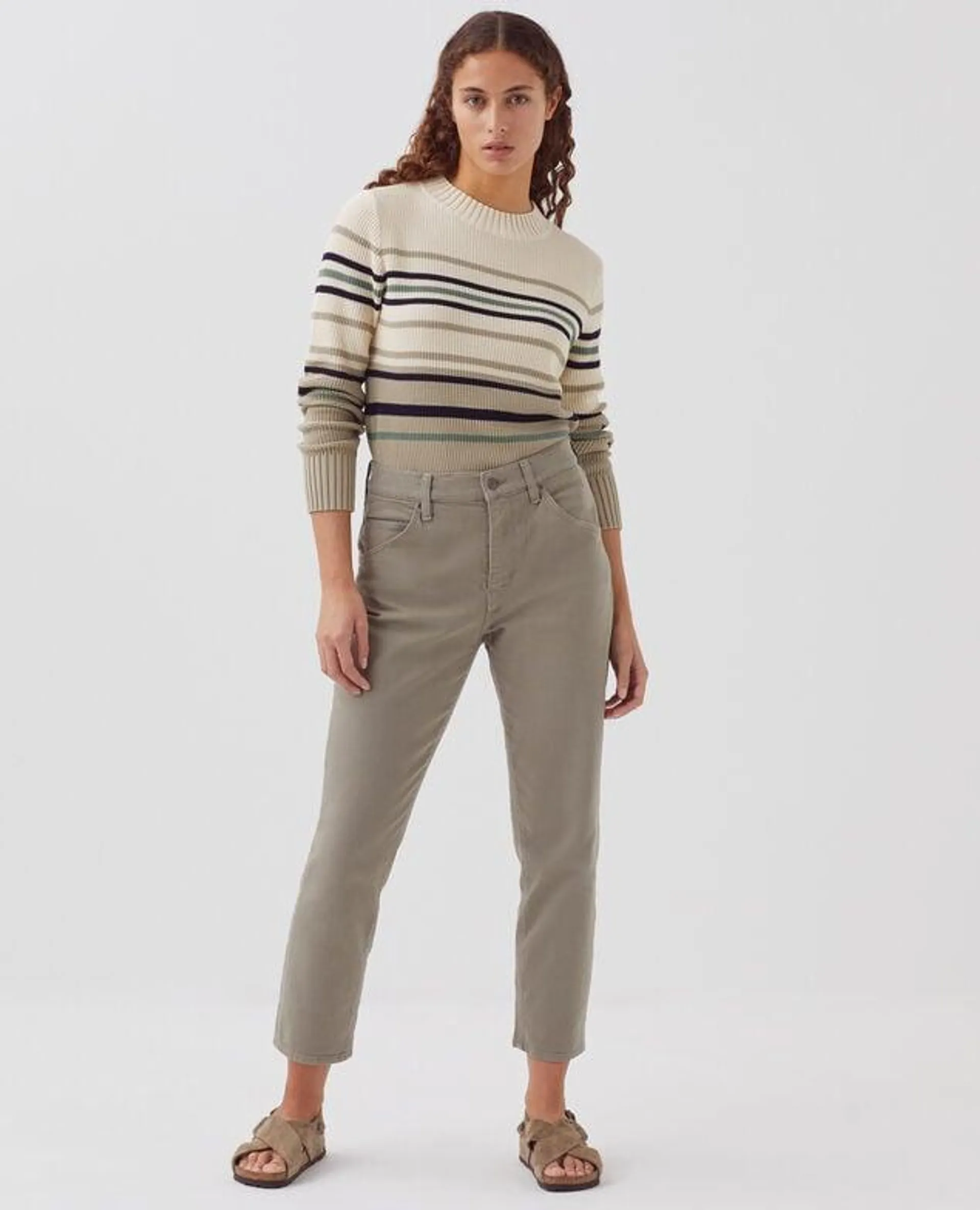 RITA - Jean slouchy vetiver