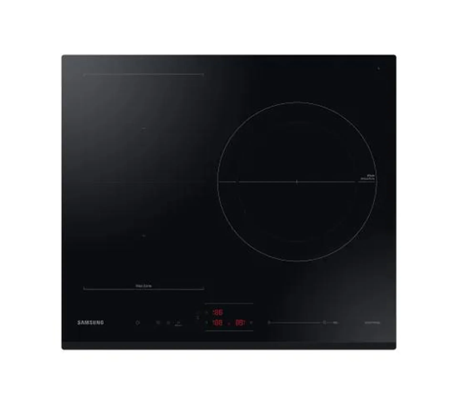 SAMSUNG Table induction NZ63B5046GK 3 foyers Noir