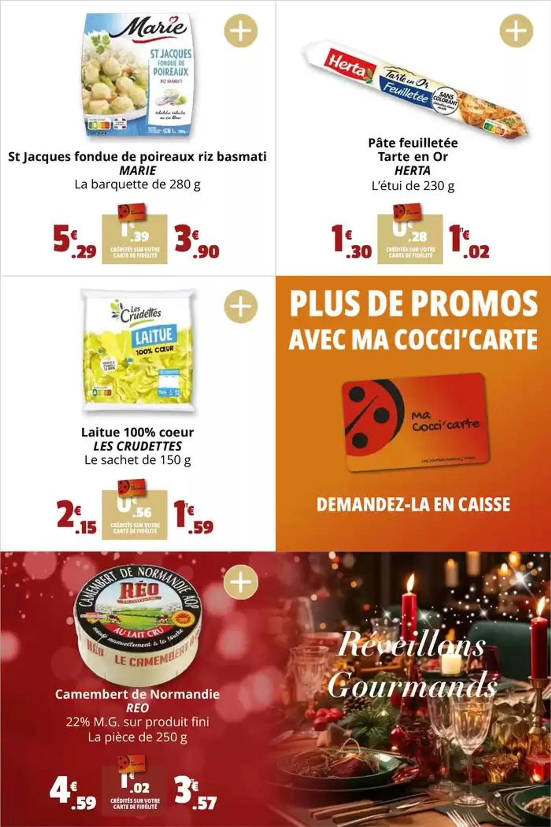 Réveillons Gourmands du 18 décembre au 31 décembre 2024 - Catalogue page 22