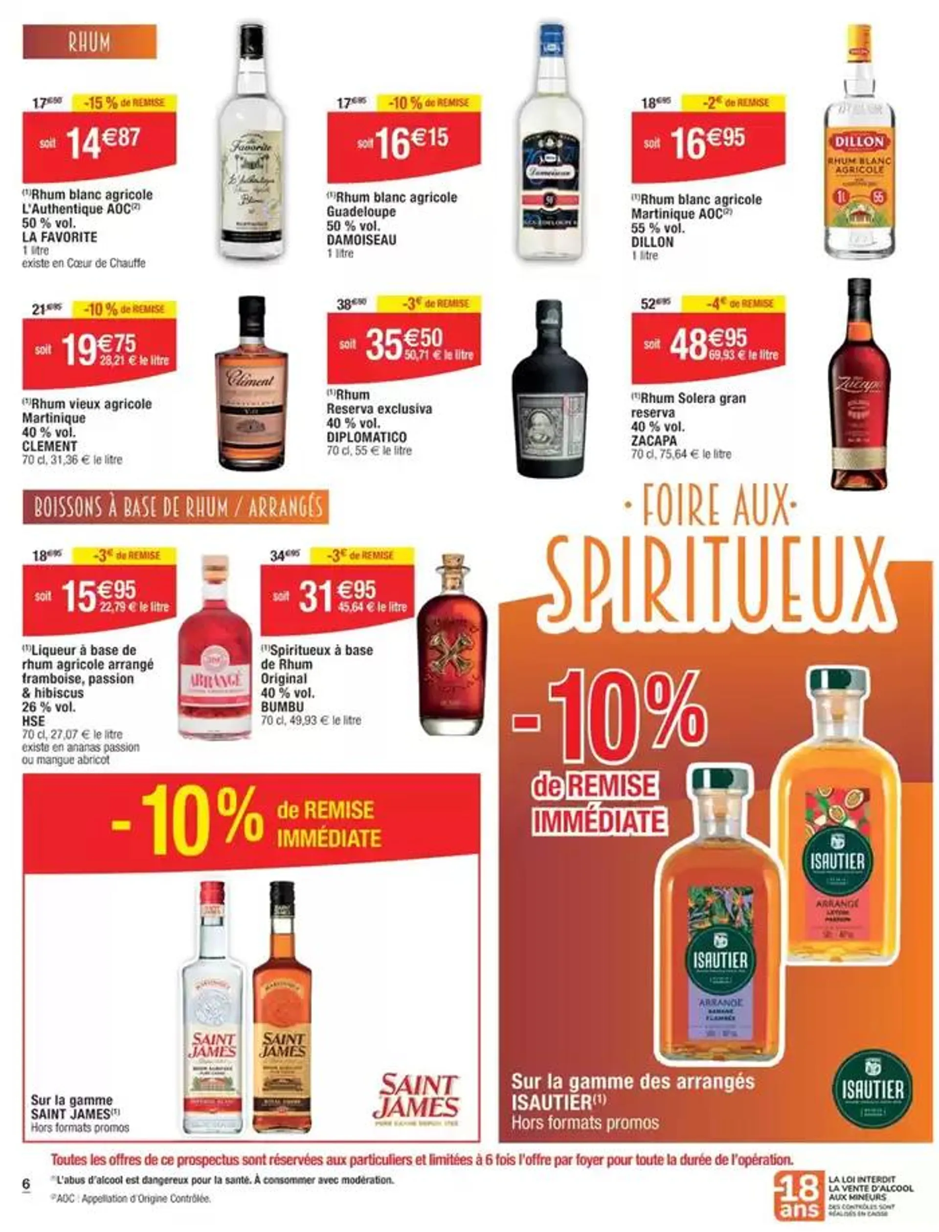 Foire aux whiskies du 1 octobre au 12 octobre 2024 - Catalogue page 6