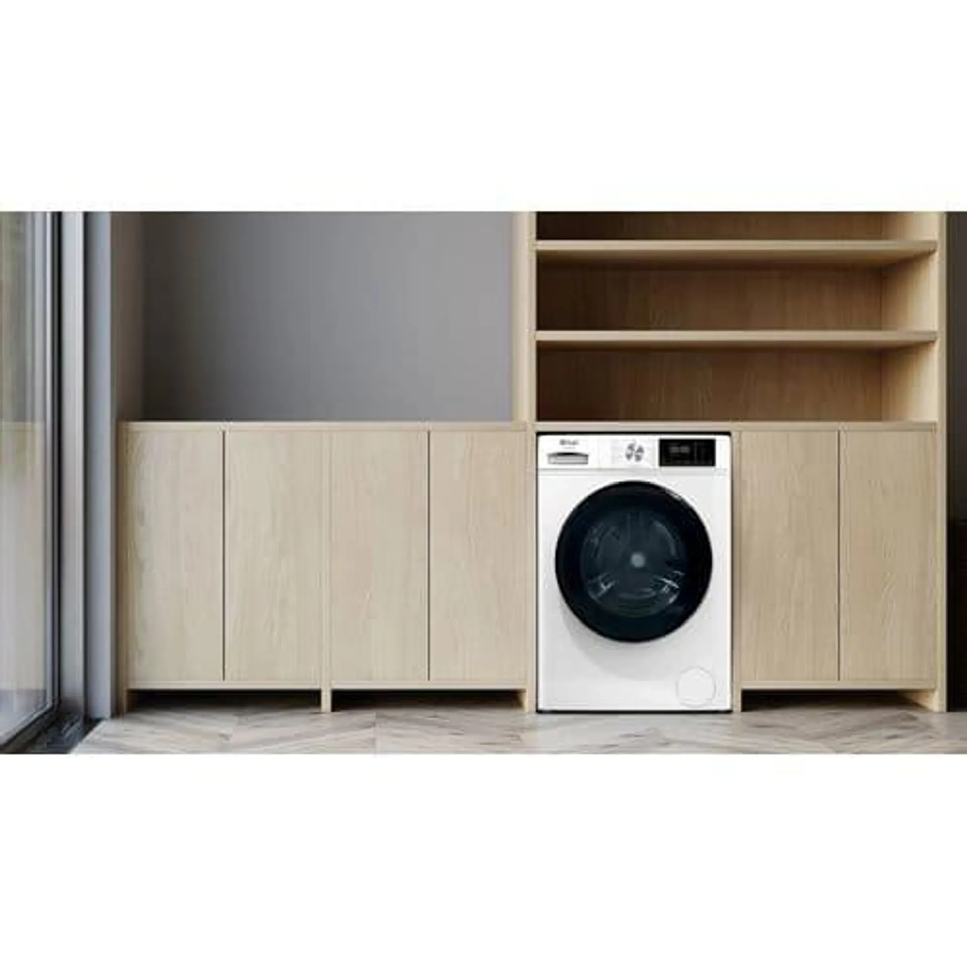 AYA Lave linge hublot séchant ALFS8514EB 8kg Blanc