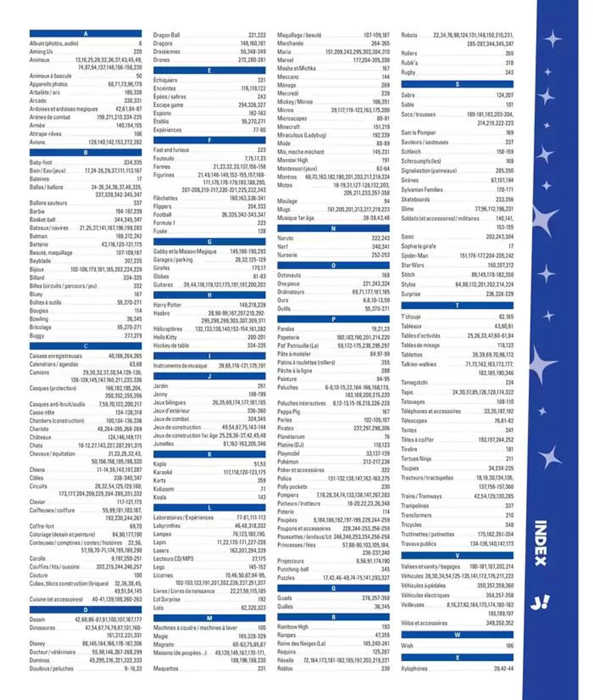 JOUEZ À L´INFINI - Catalogue Noël 2024 du 9 octobre au 5 décembre 2024 - Catalogue page 362