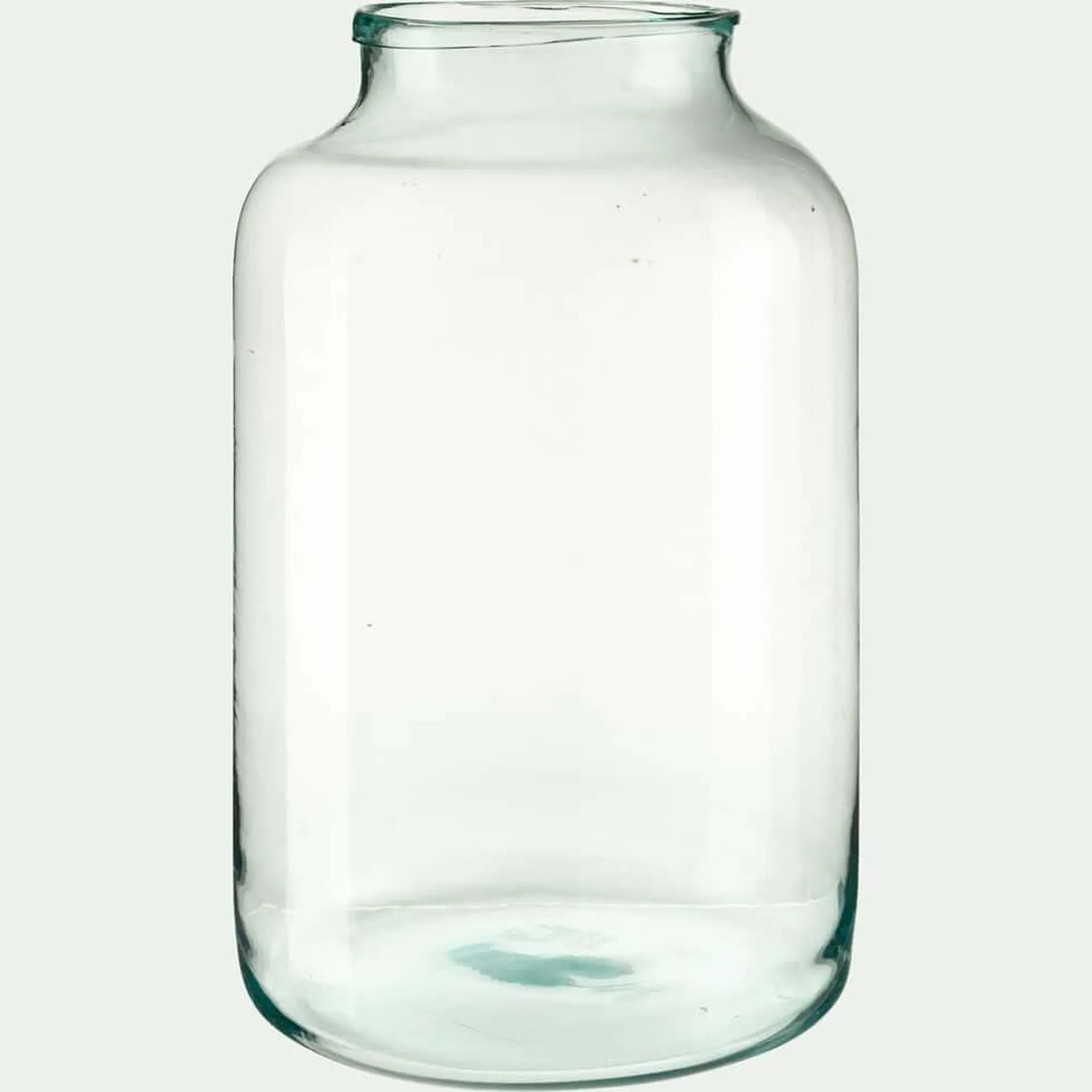 BELLIAN Vase en verre recyclé D29xH52cm - transparent