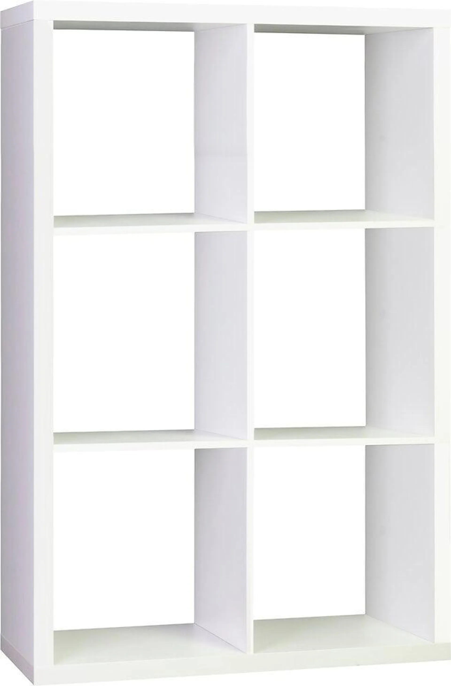 Meuble 6 cases - PVC - Blanc - 102x69,5x29,5cm