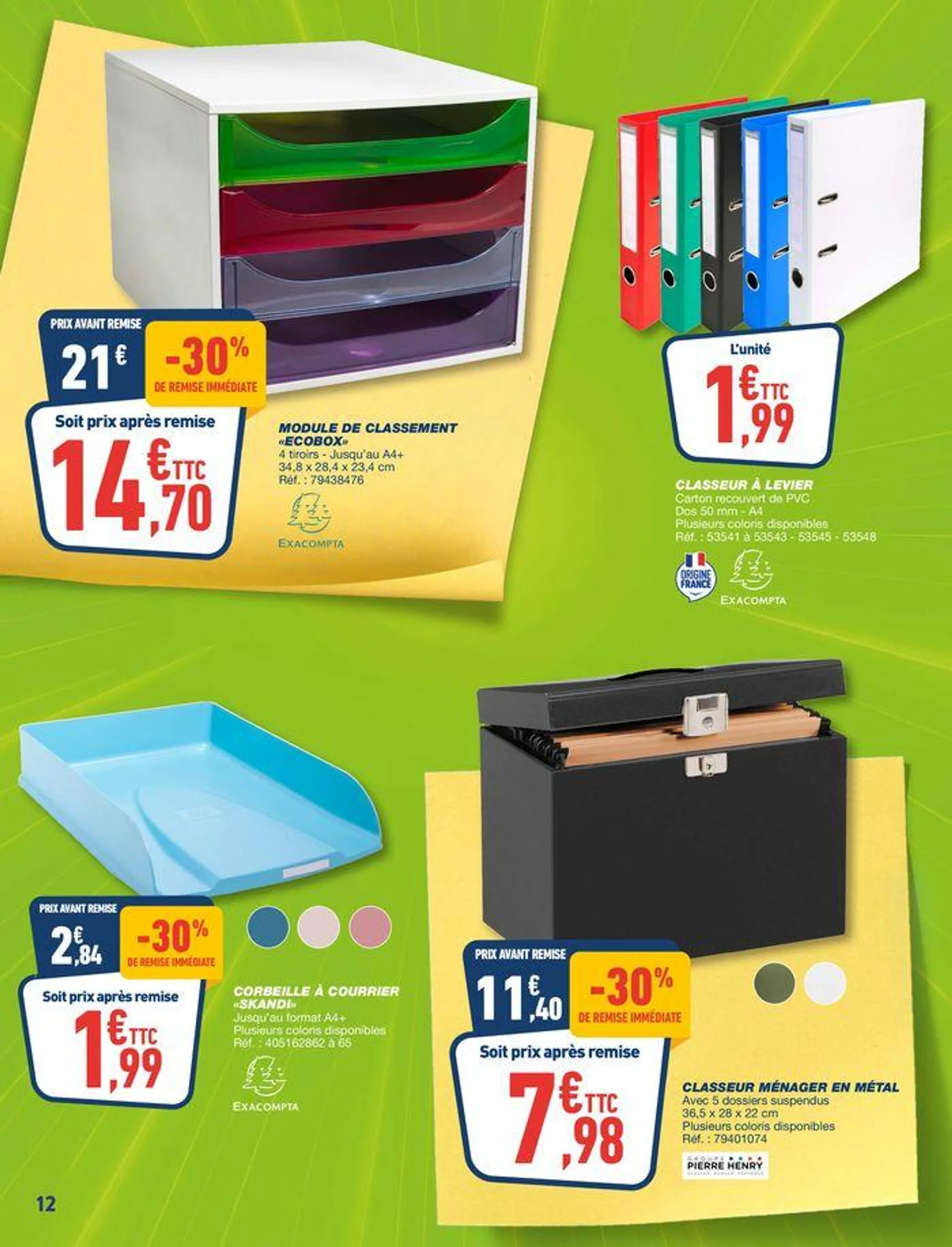 Jusqu'à -60% de remise sur les grandes marques ! du 19 juillet au 3 août 2024 - Catalogue page 12