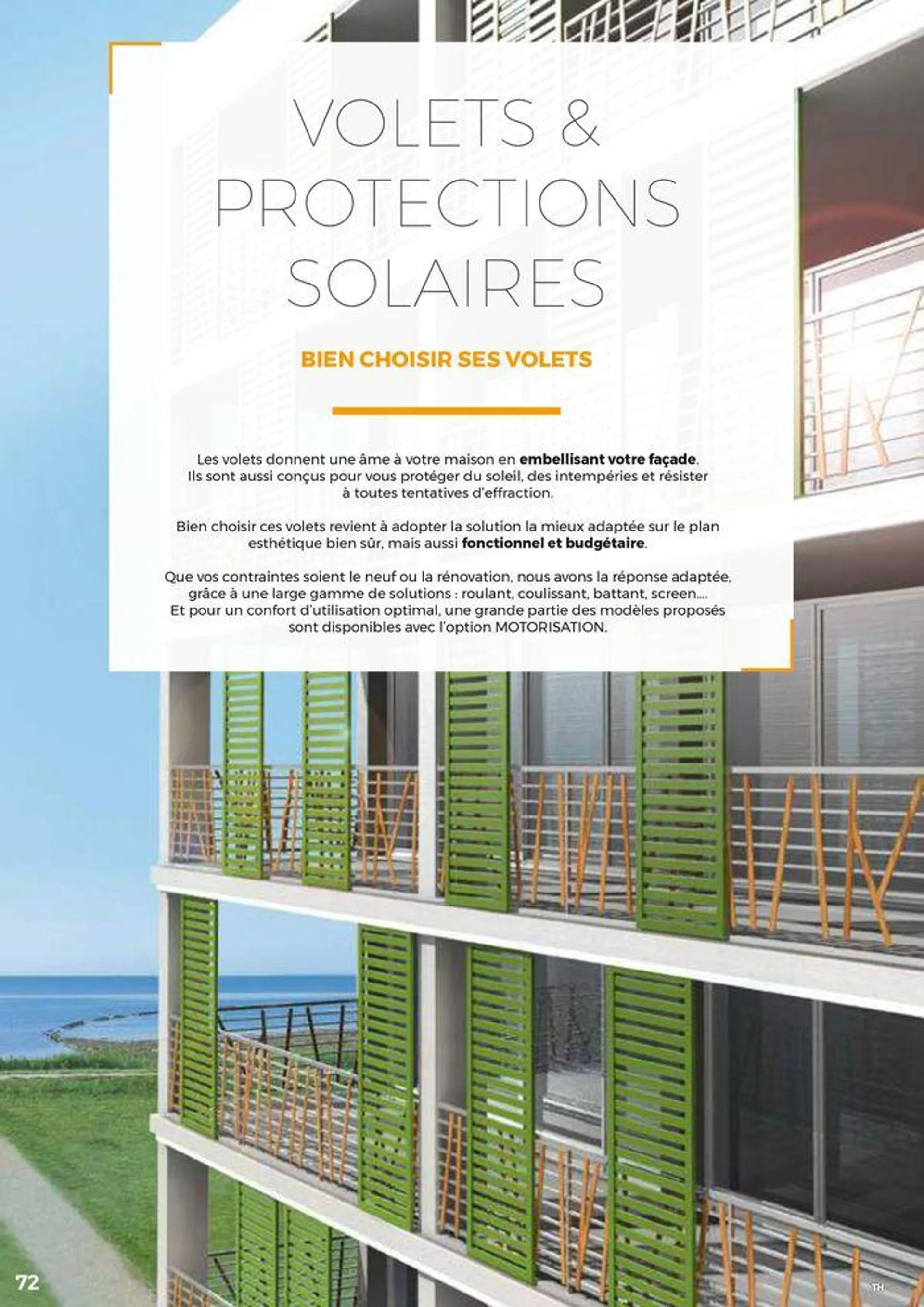 Catalogue Menuiserie du 7 juin au 31 décembre 2024 - Catalogue page 72