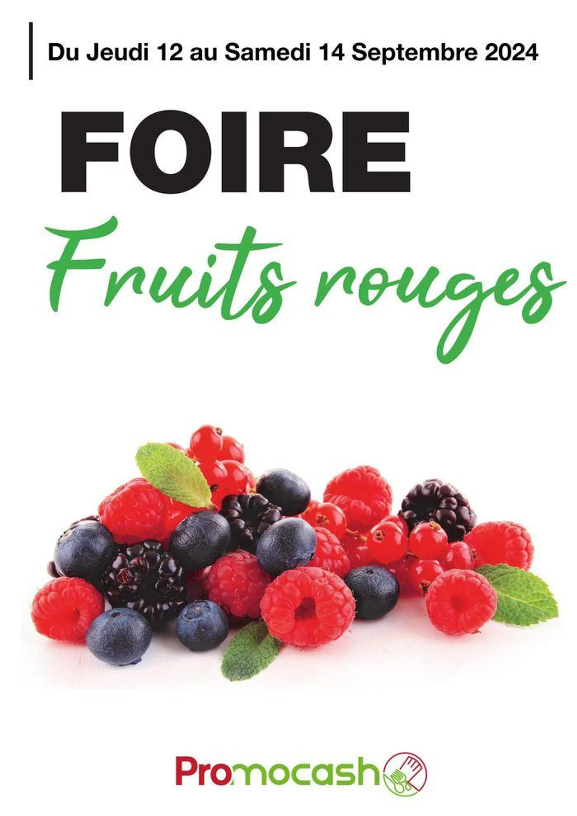 Foire Fruits rouges - 1