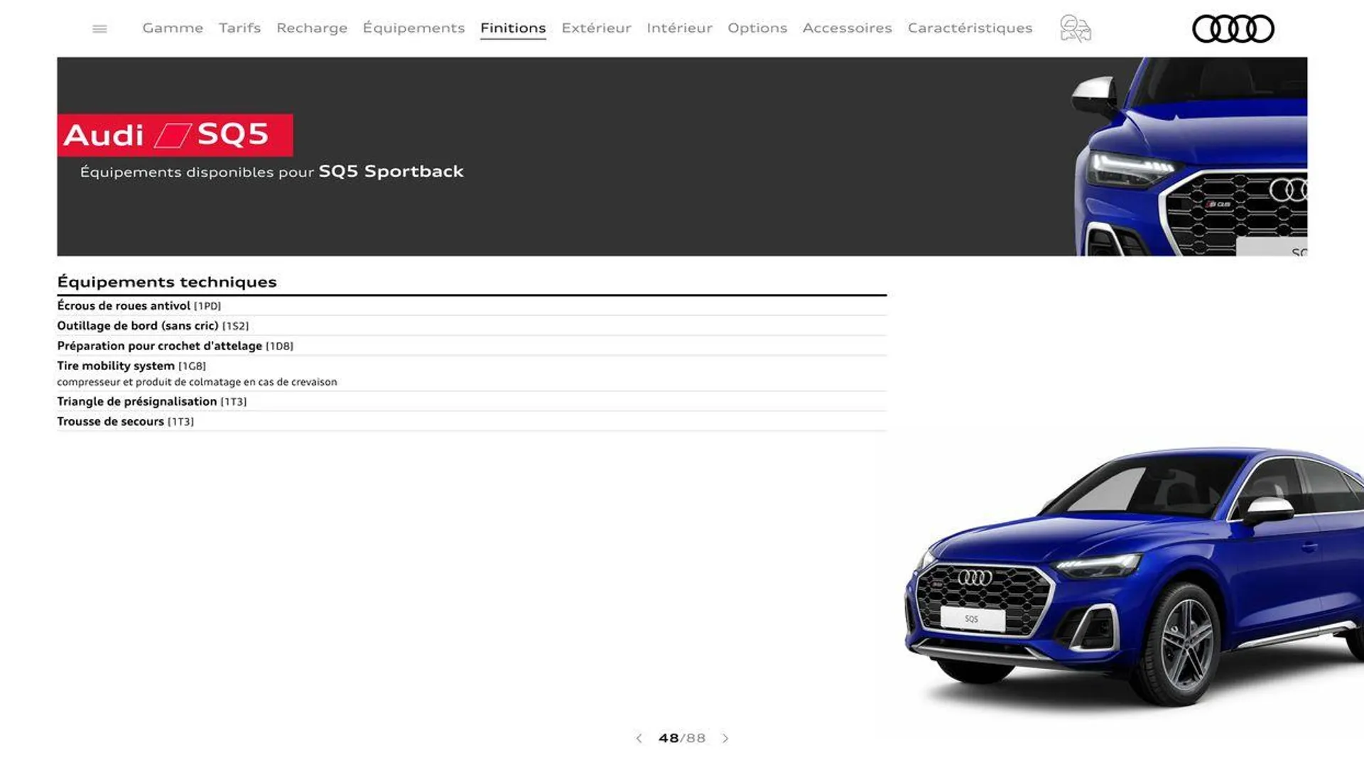 Audi Q5 du 20 août au 31 décembre 2024 - Catalogue page 48