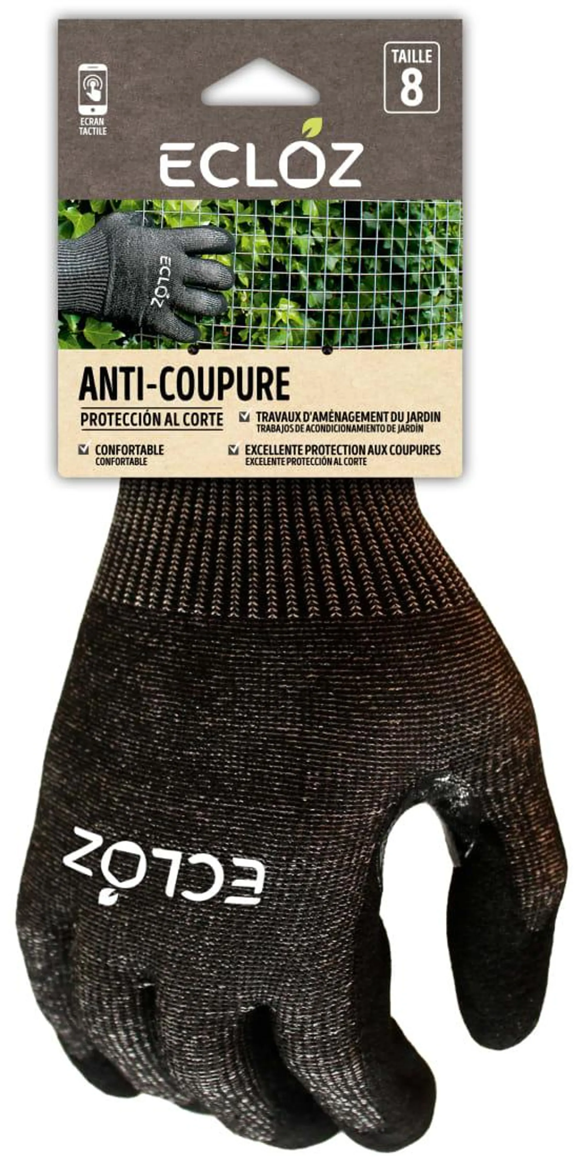 Ecloz - Gants anti coupure Taille 08