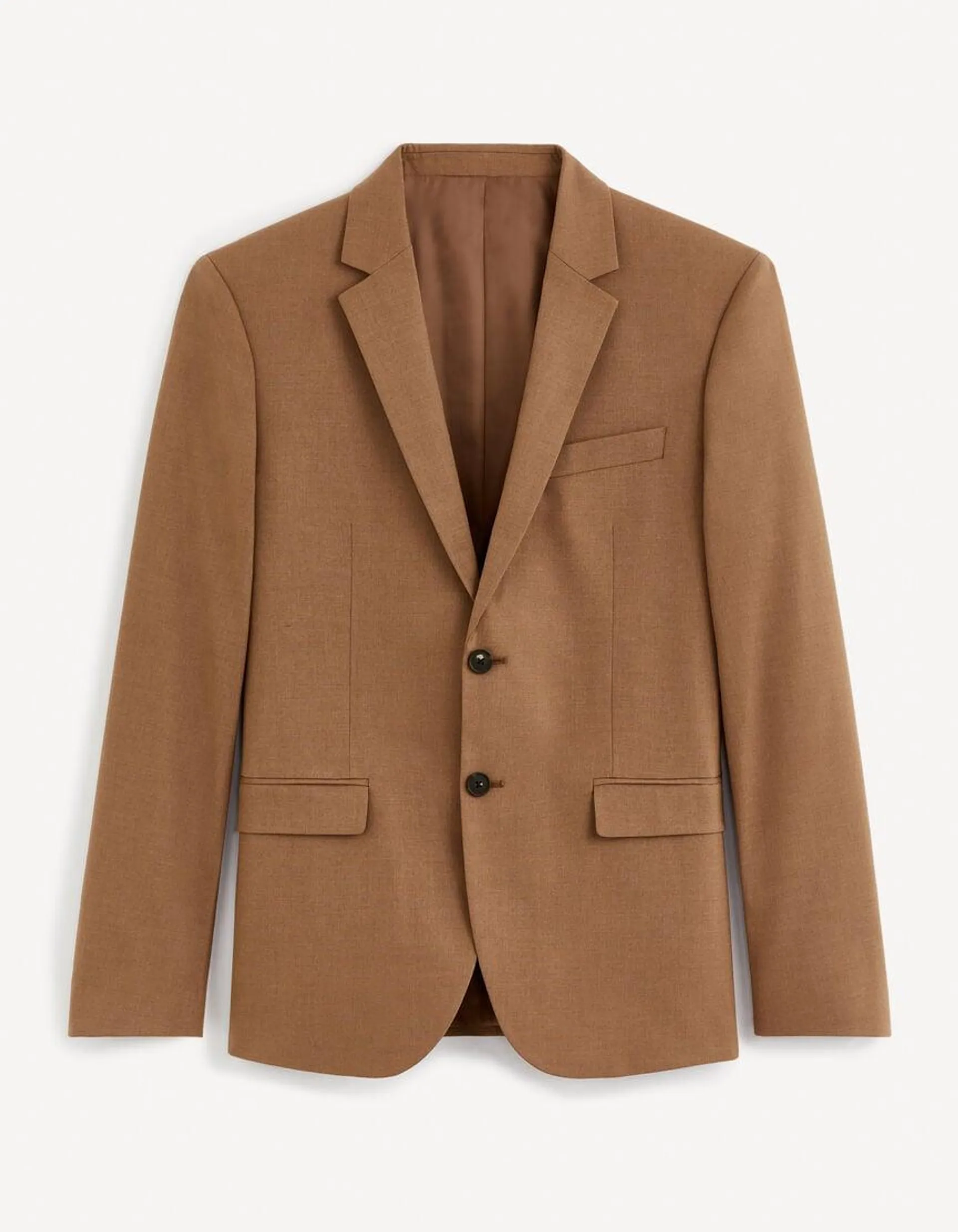 Veste de costume slim - marron