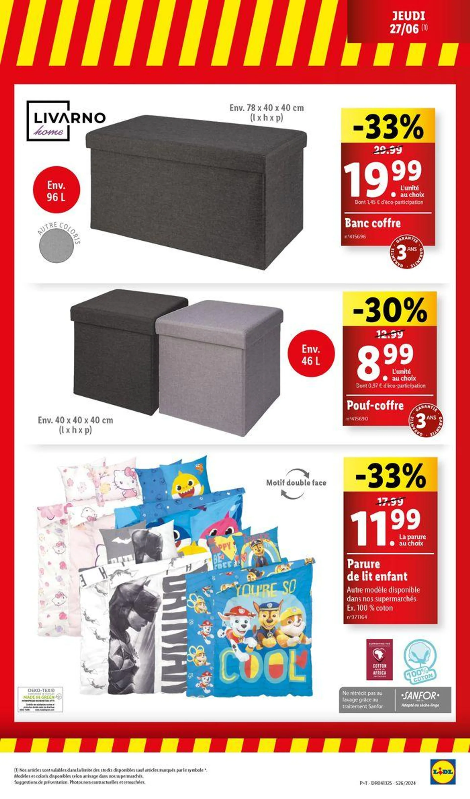 Retrouvez les offres Lidl de la semaine : bricolage, jardin et cuisine ! du 27 juin au 1 juillet 2024 - Catalogue page 25