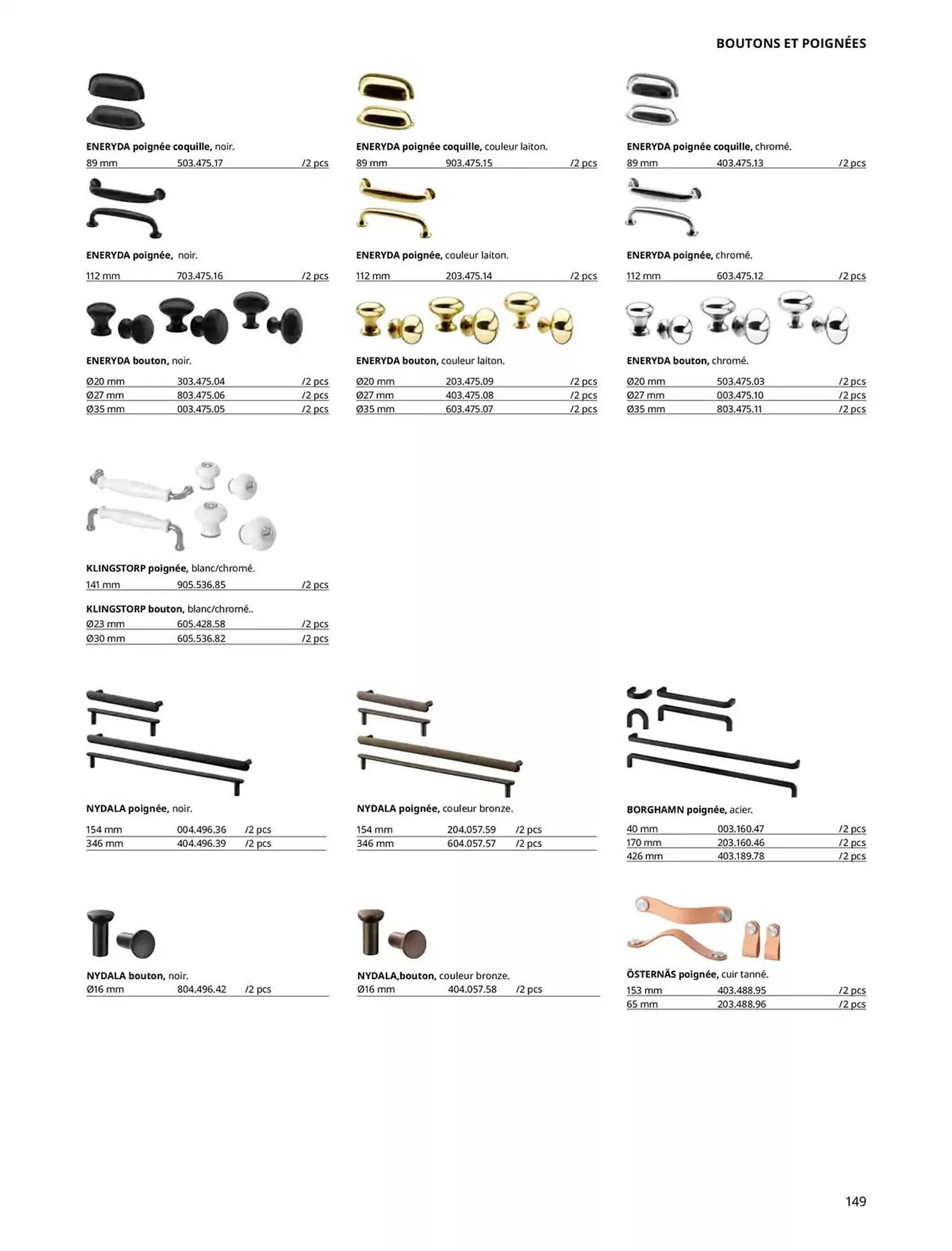 Catalogue IKEA du 1 octobre au 31 juillet 2025 - Catalogue page 149